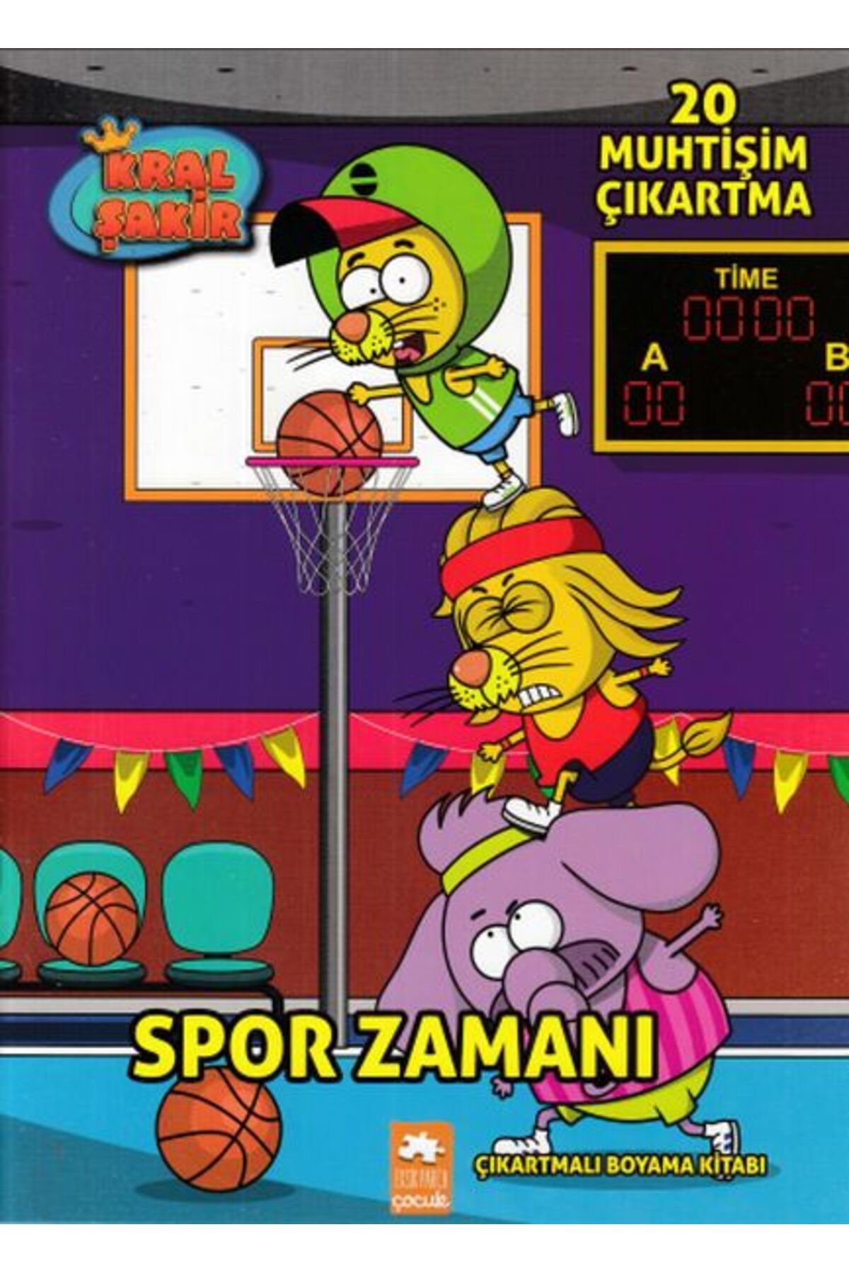 Karma Kitaplar Kral Şakir - Spor Zamanı (Boyama)