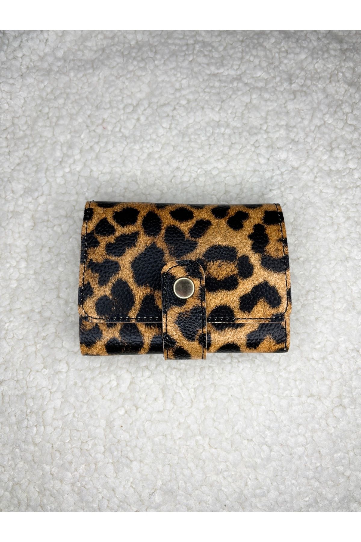 şeffafavm-Leather Leopard Print Wallet 2