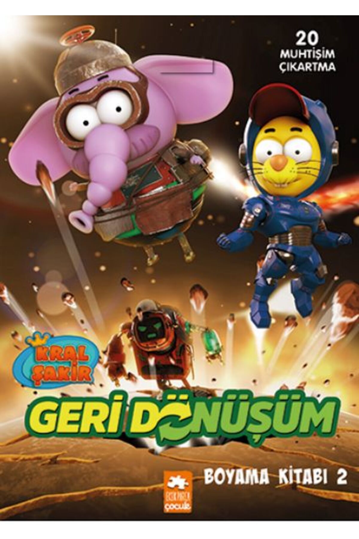 Destek Yayınları Kral Şakir Geridönüşüm Boyama Kitabı 2