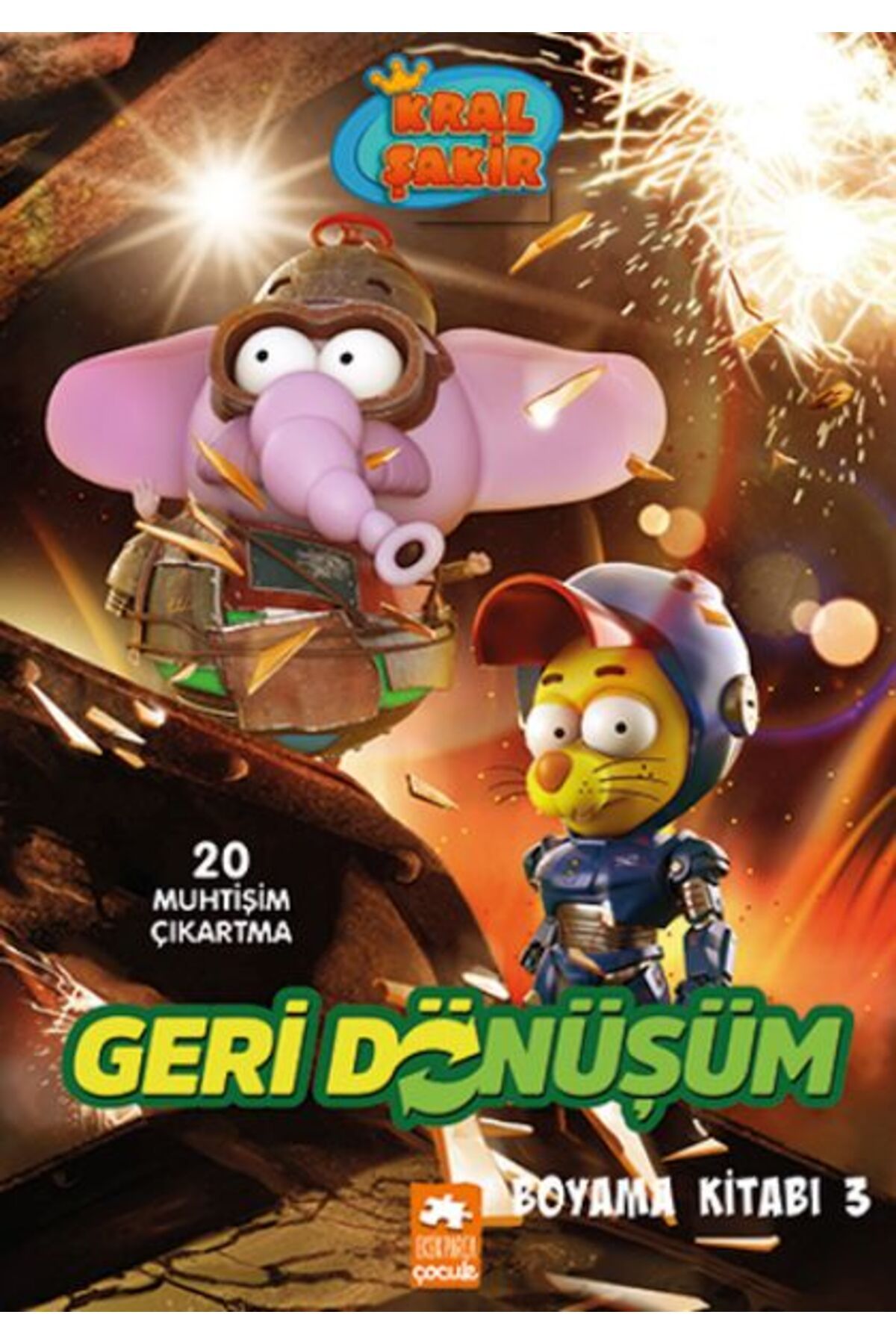 Destek Yayınları Kral Şakir Geridönüşüm Boyama Kitabı 3
