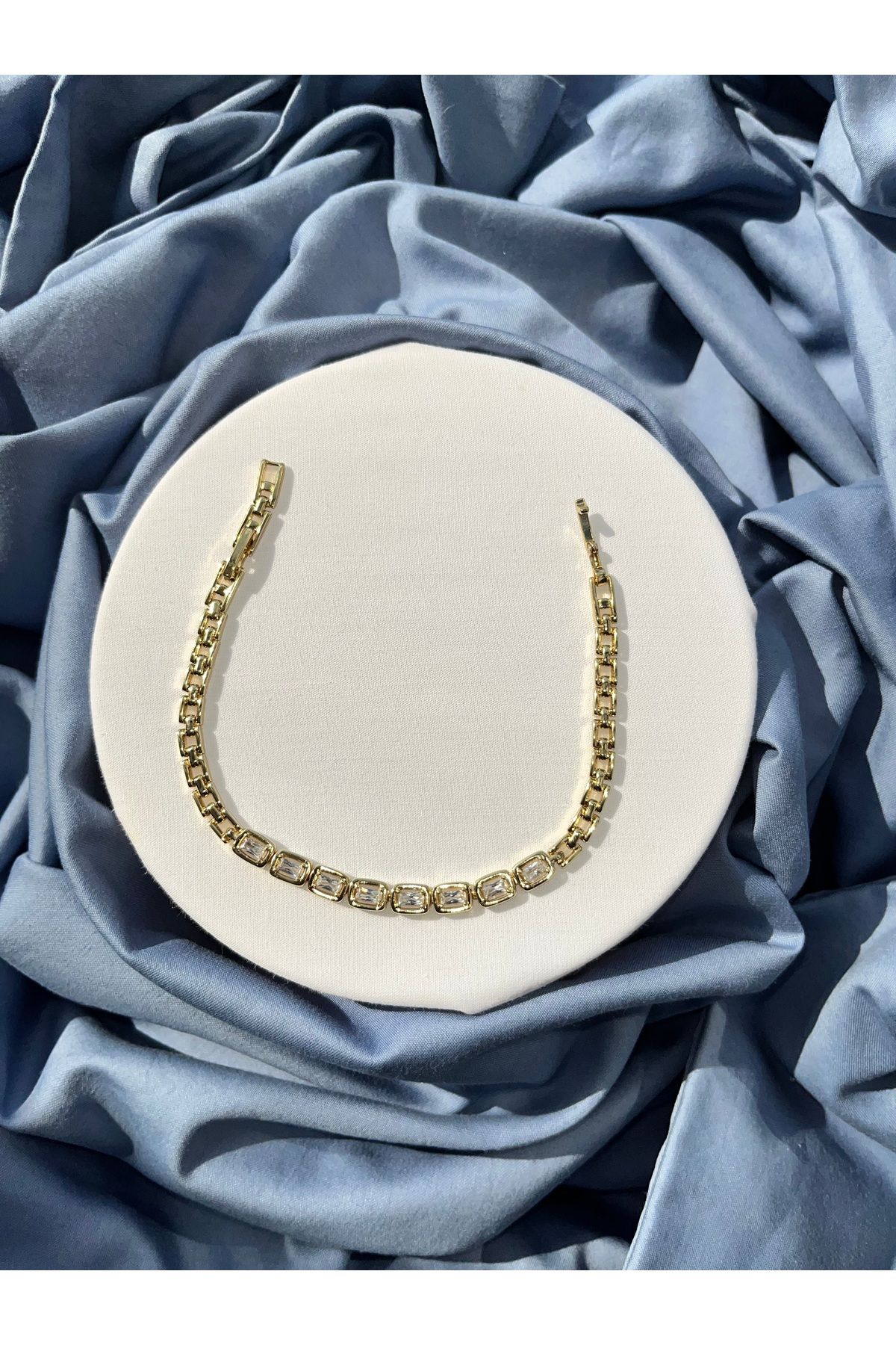 XUPING JEWELRY Xuping baget taşlı bileklik