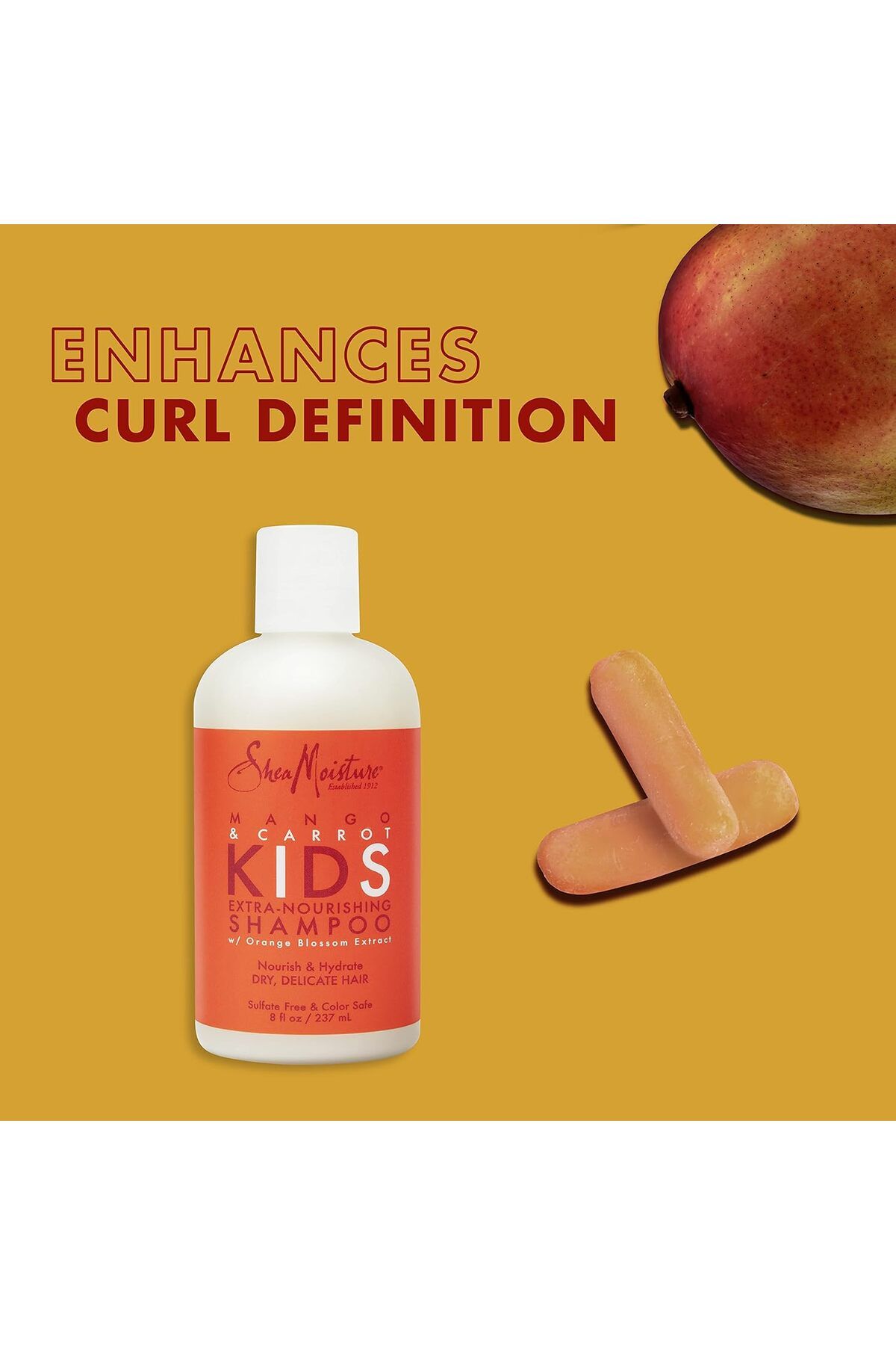 Shea Moisture-Shampoo and Conditioner Set for Kids with Mango and Carrot from Shea Moisture 7