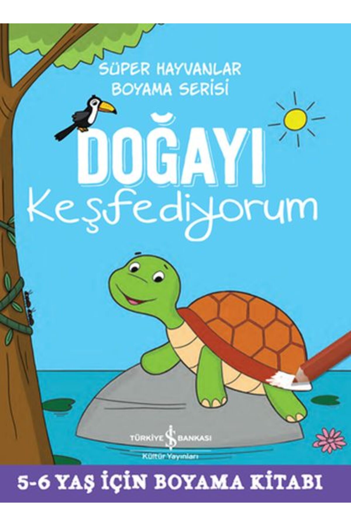 Karma Kitaplar Doğayı Keşfediyorum - Süper Hayvanlar Boyama Serisi