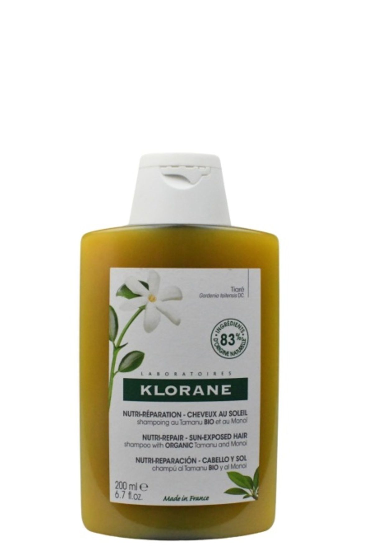 Klorane Șampon Nutritiv Pentru Păr Expus La Soare, Klorane, Monoi Și Tamanu, 200 Ml Unisex - One Size