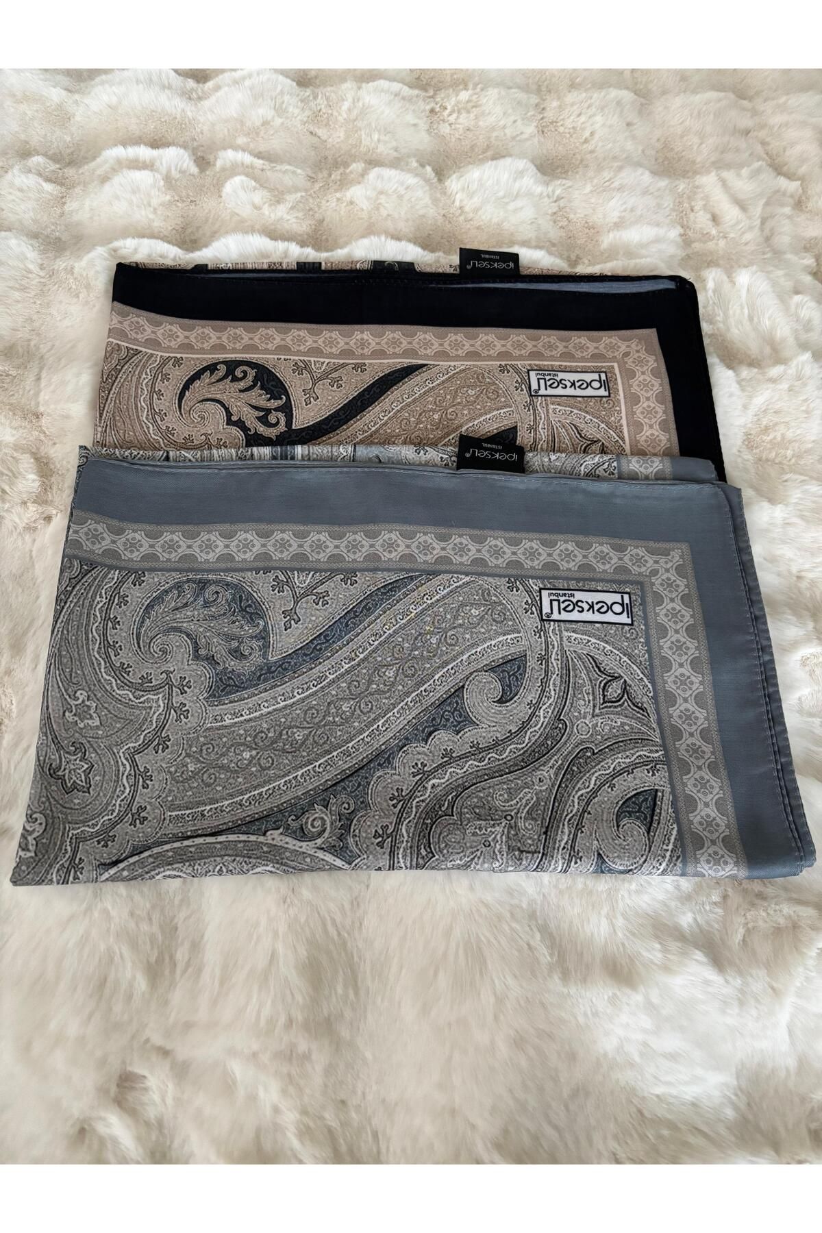 İpekseli 2 Lİ ETNİK DESEN PAMUK SOFT ŞAL