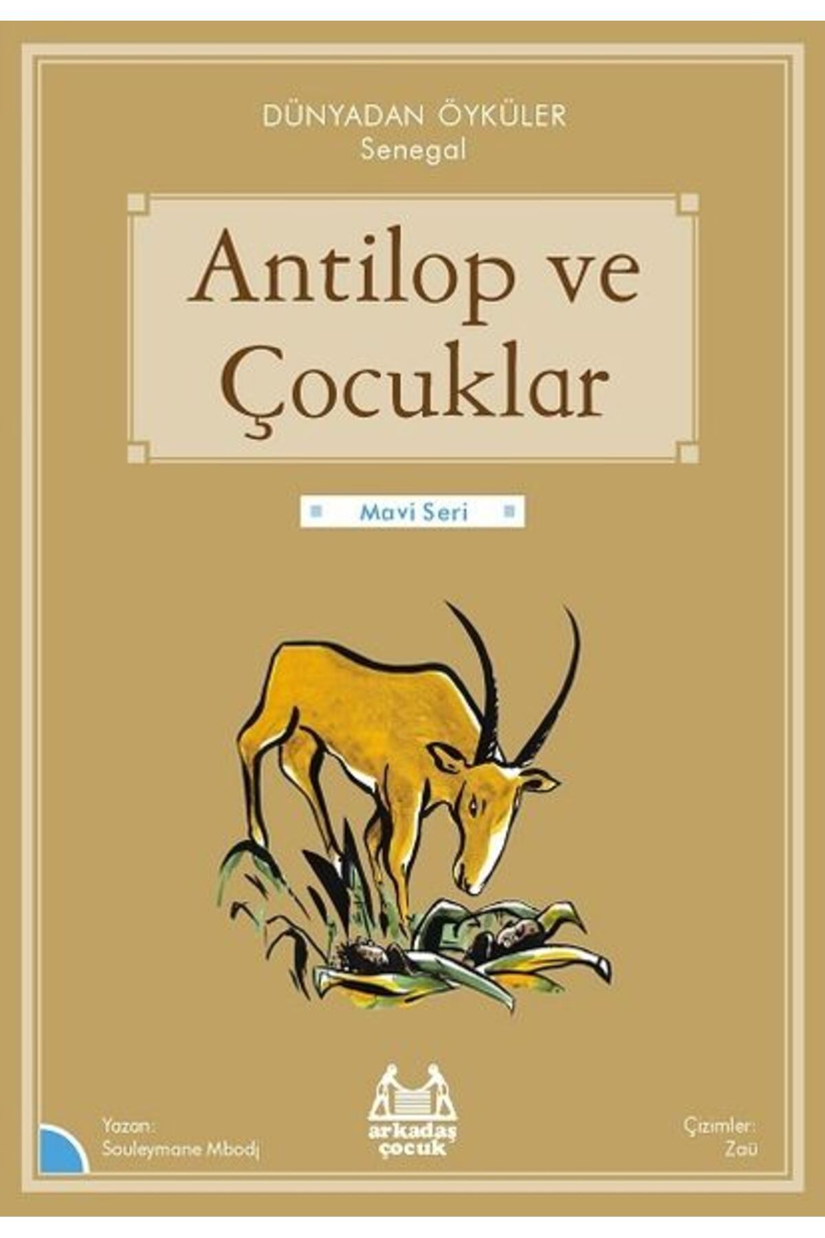 Karma Kitaplar Antilop ve Çocuklar kitap (Korunakli Posetle)