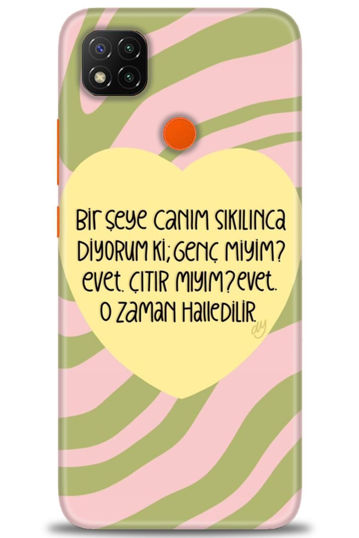 CooperTech Xiaomi Redmi 9C İle Uyumlu HD Baskılı Desenli Silikon Kılıf - 1080