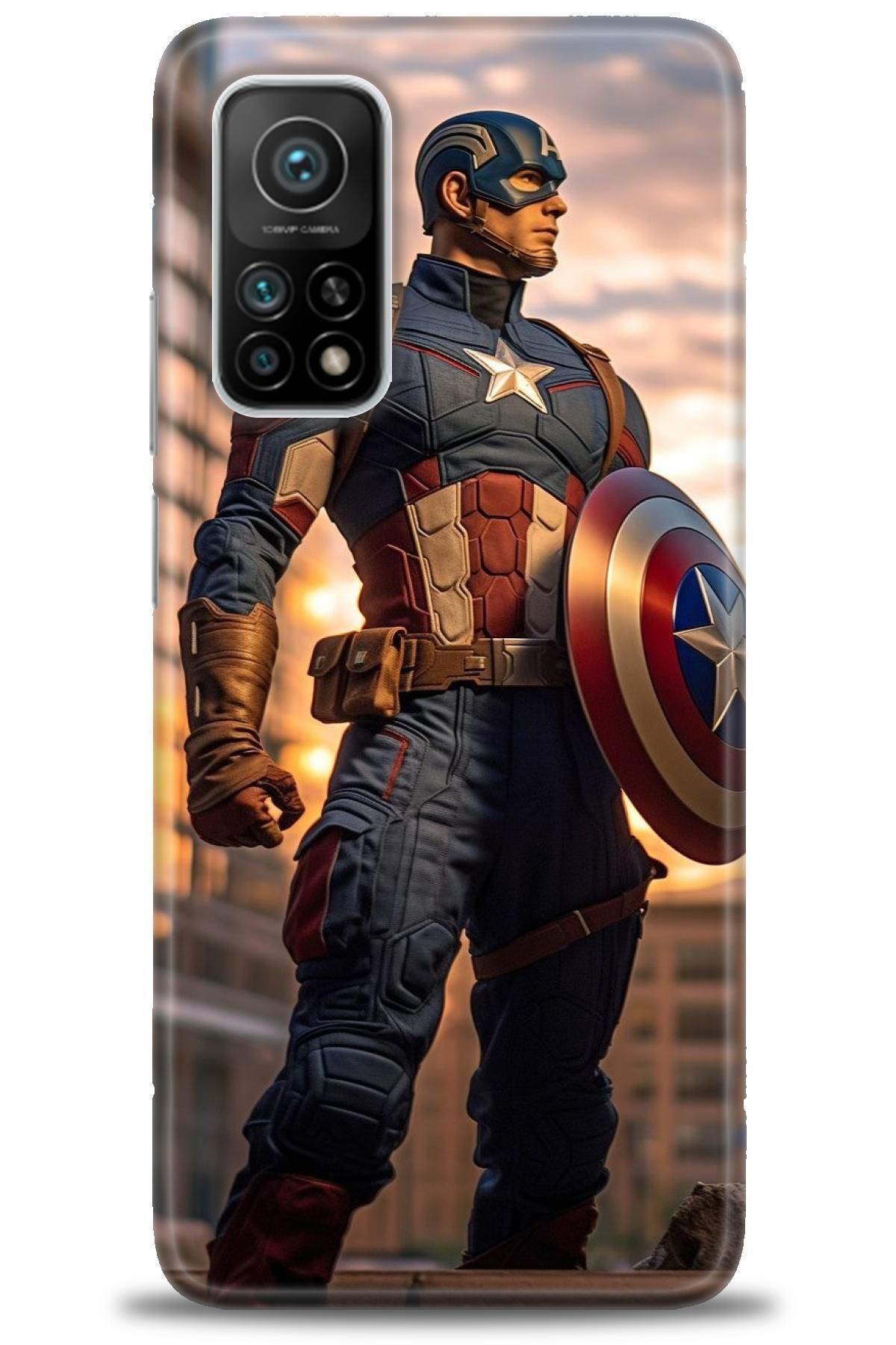 CooperTech Xiaomi Mi 10T İle Uyumlu HD Baskılı Desenli Silikon Kılıf - 1000