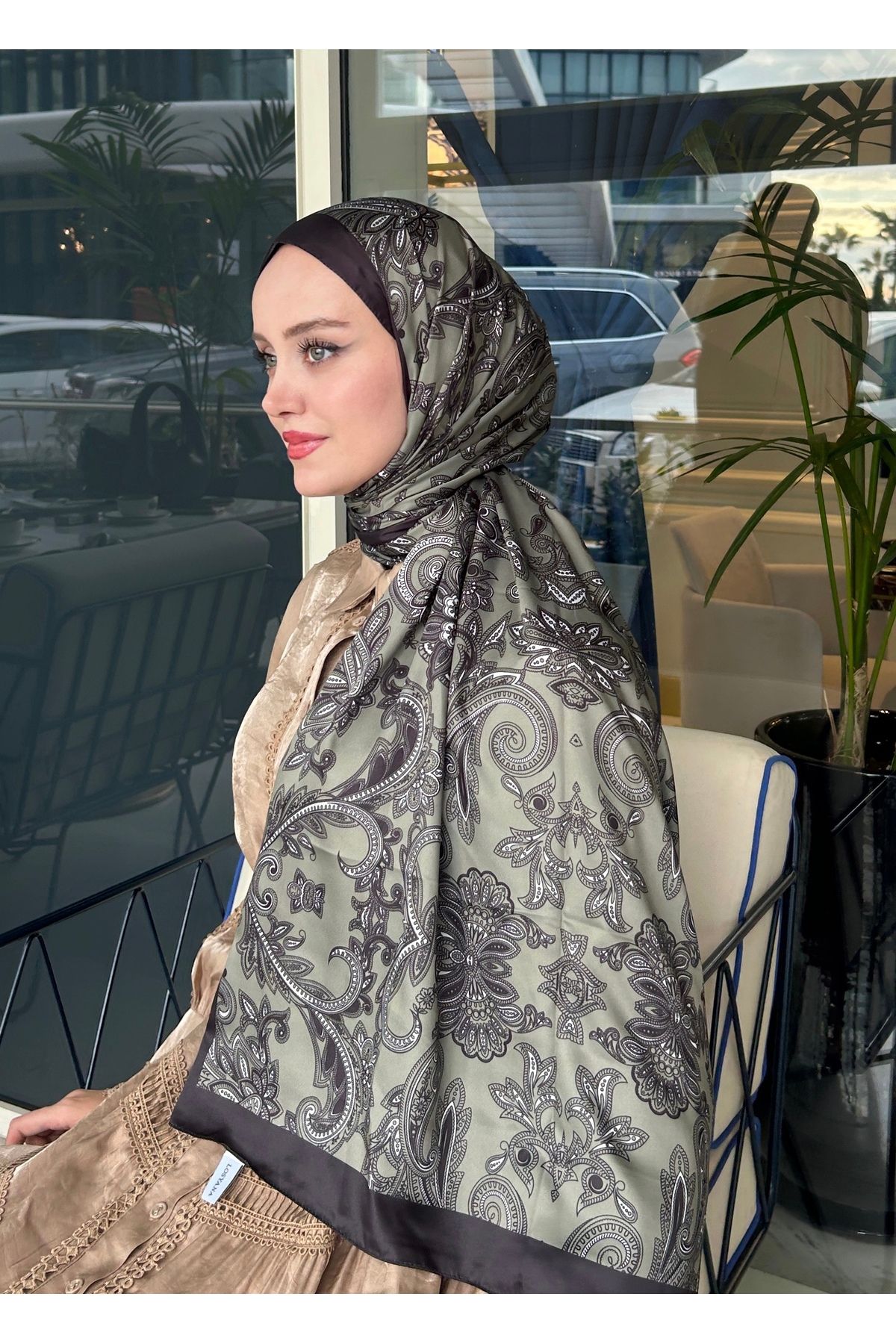 Misipek Şal & Eşarp Pamuk Vual Etnik Sultan Şal