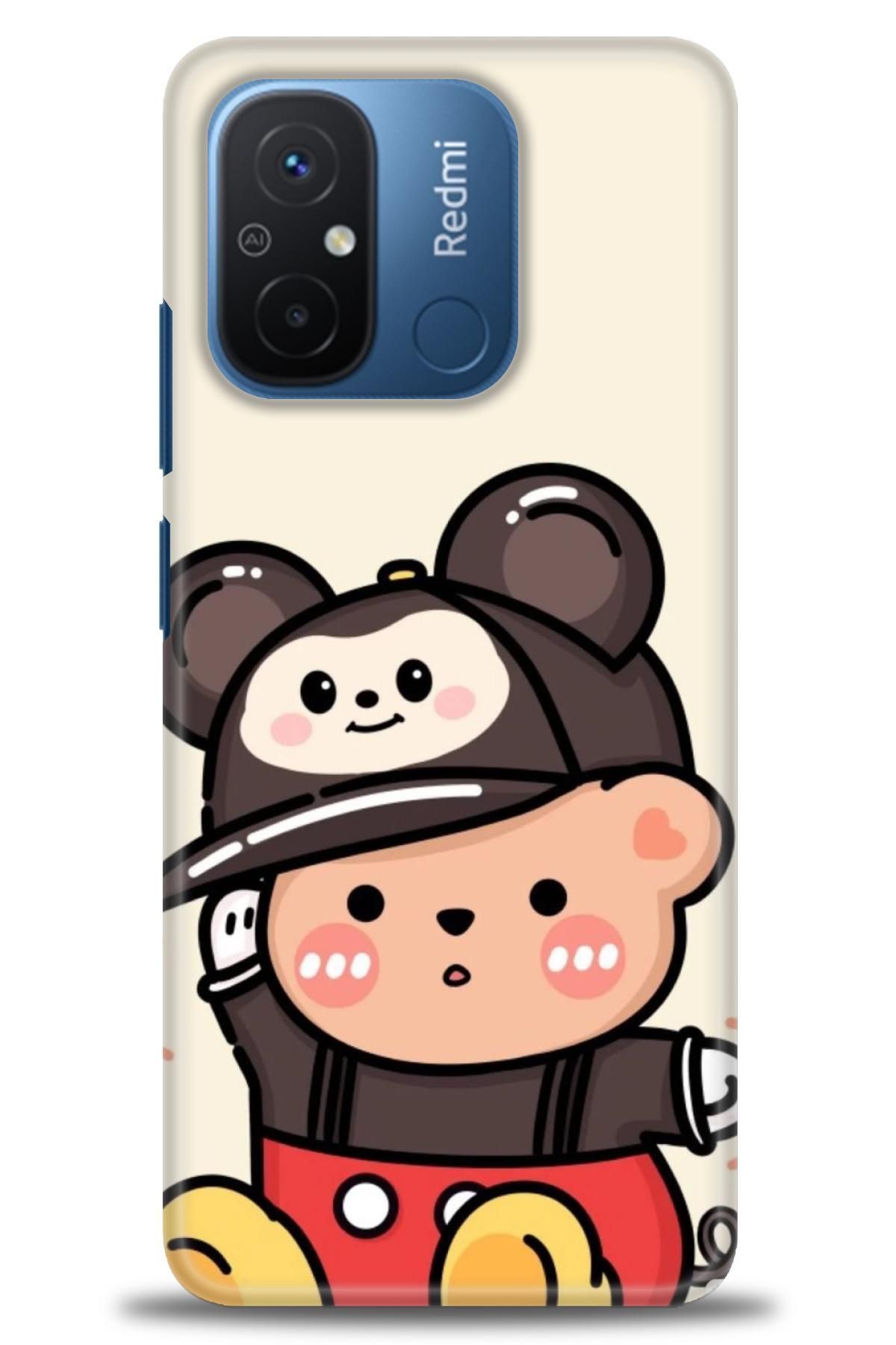 CooperTech Xiaomi Redmi 12C İle Uyumlu HD Baskılı Desenli Silikon Kılıf - 40