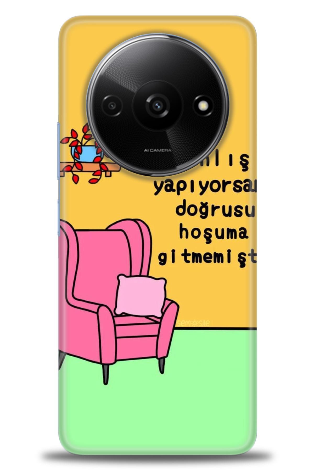 CooperTech Xiaomi Redmi A3 4G 2024 İle Uyumlu HD Baskılı Desenli Silikon Kılıf - 210