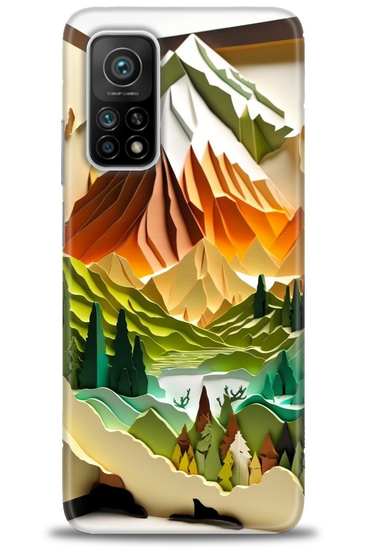 CooperTech Xiaomi Mi 10T Pro İle Uyumlu HD Baskılı Desenli Silikon Kılıf - 620