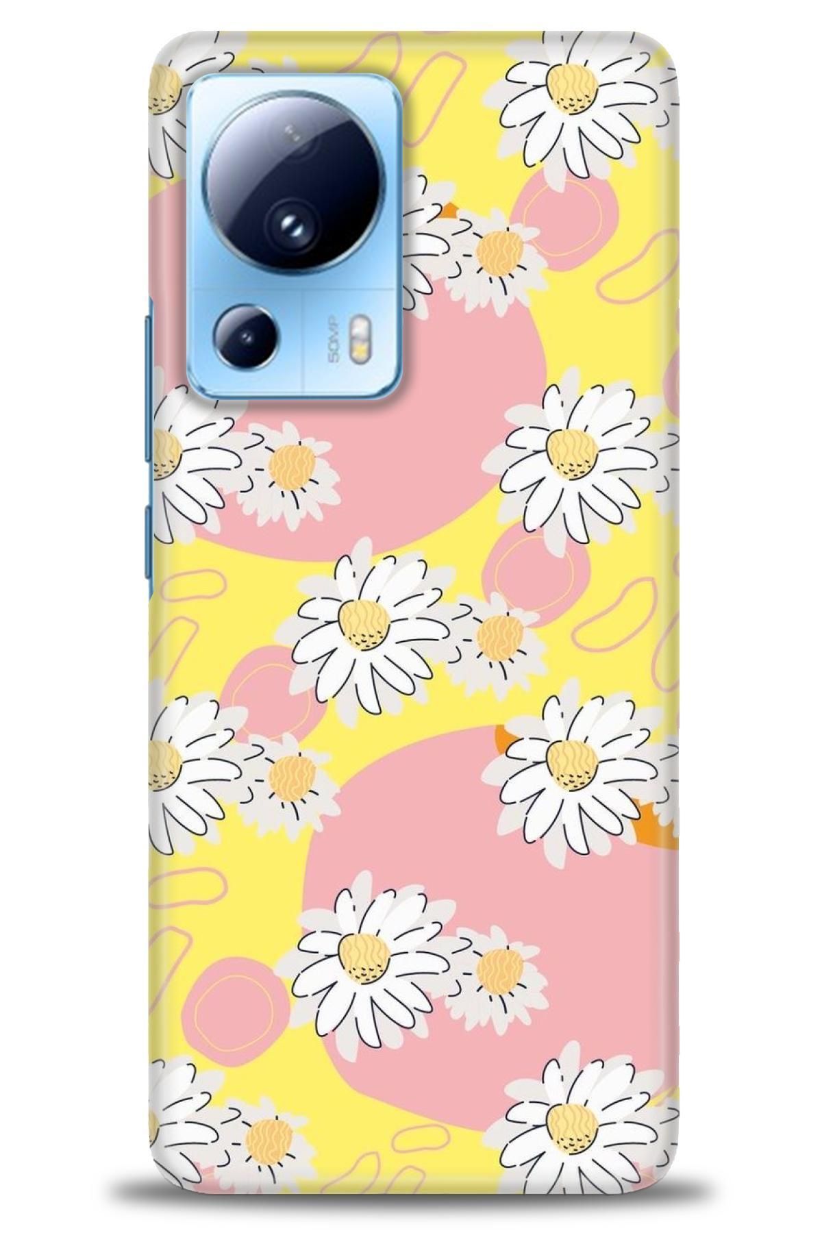 CooperTech Xiaomi Mi 13 Lite İle Uyumlu HD Baskılı Desenli Silikon Kılıf - 60