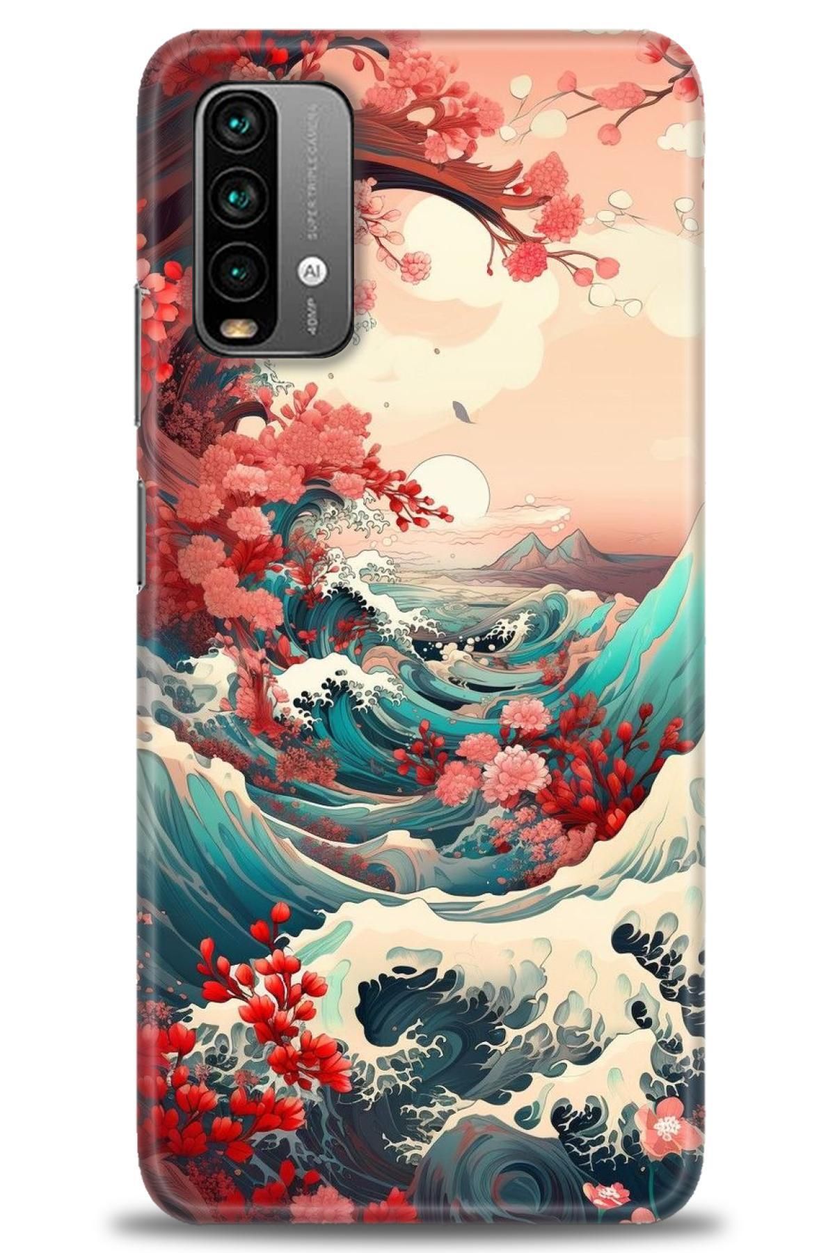 CooperTech Xiaomi Redmi 9T İle Uyumlu HD Baskılı Desenli Silikon Kılıf - 880