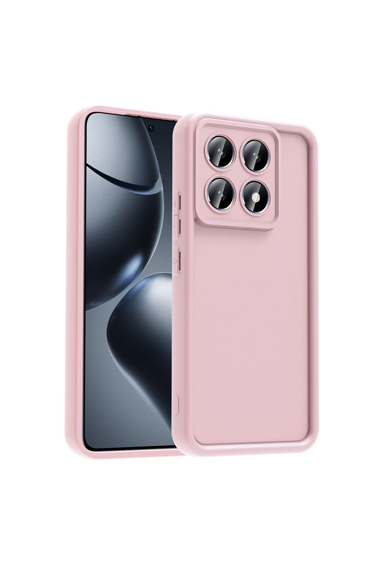 Novatis Xiaomi 14T Uyumlu Kılıf 3D Kamera Korumalı Soft Silikon Kapak