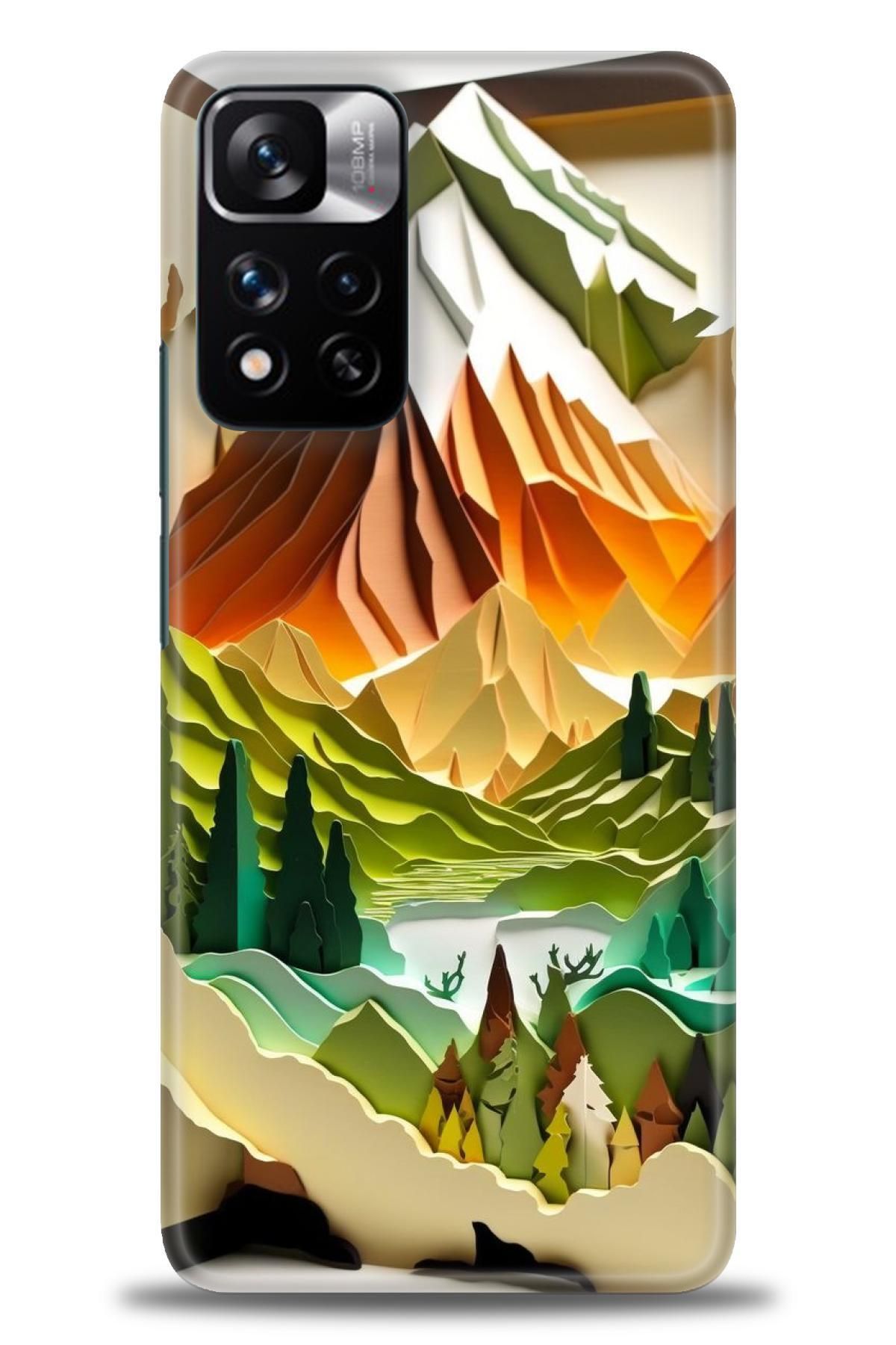 CooperTech Xiaomi Redmi Note 11 Pro Plus İle Uyumlu HD Baskılı Desenli Silikon Kılıf - 620