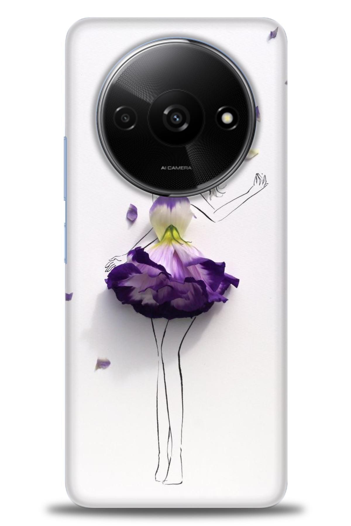 CooperTech Xiaomi Redmi A3 4G 2024 İle Uyumlu HD Baskılı Desenli Silikon Kılıf - 740
