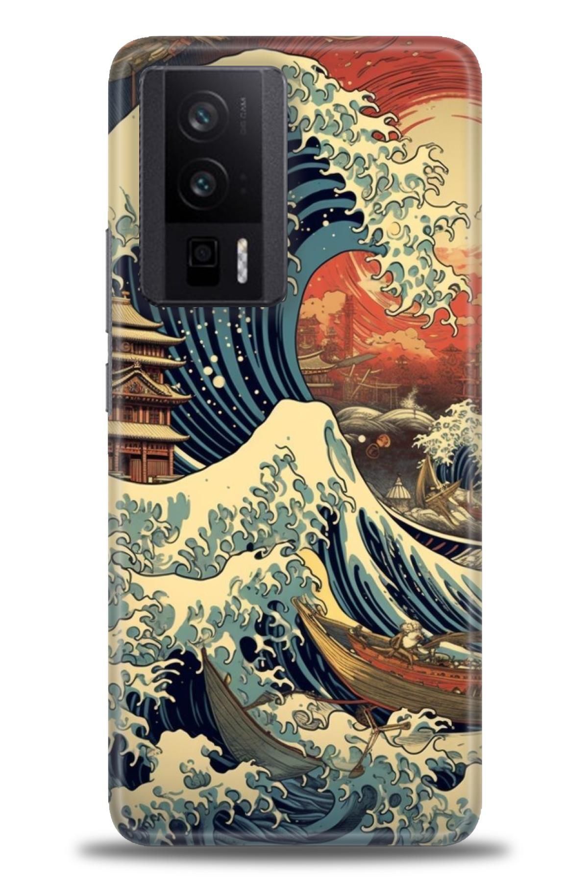 CooperTech Xiaomi Poco F5 Pro İle Uyumlu HD Baskılı Desenli Silikon Kılıf - 850