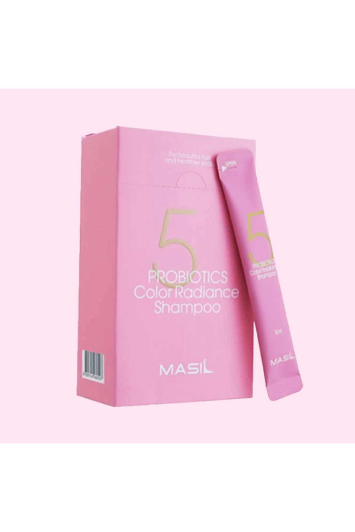 MASIL Șampon Stick Pentru Protecția Culorii, Masil, 5 Probiotics Color Radiance, 8ml, 20 Buc Unisex - One Size