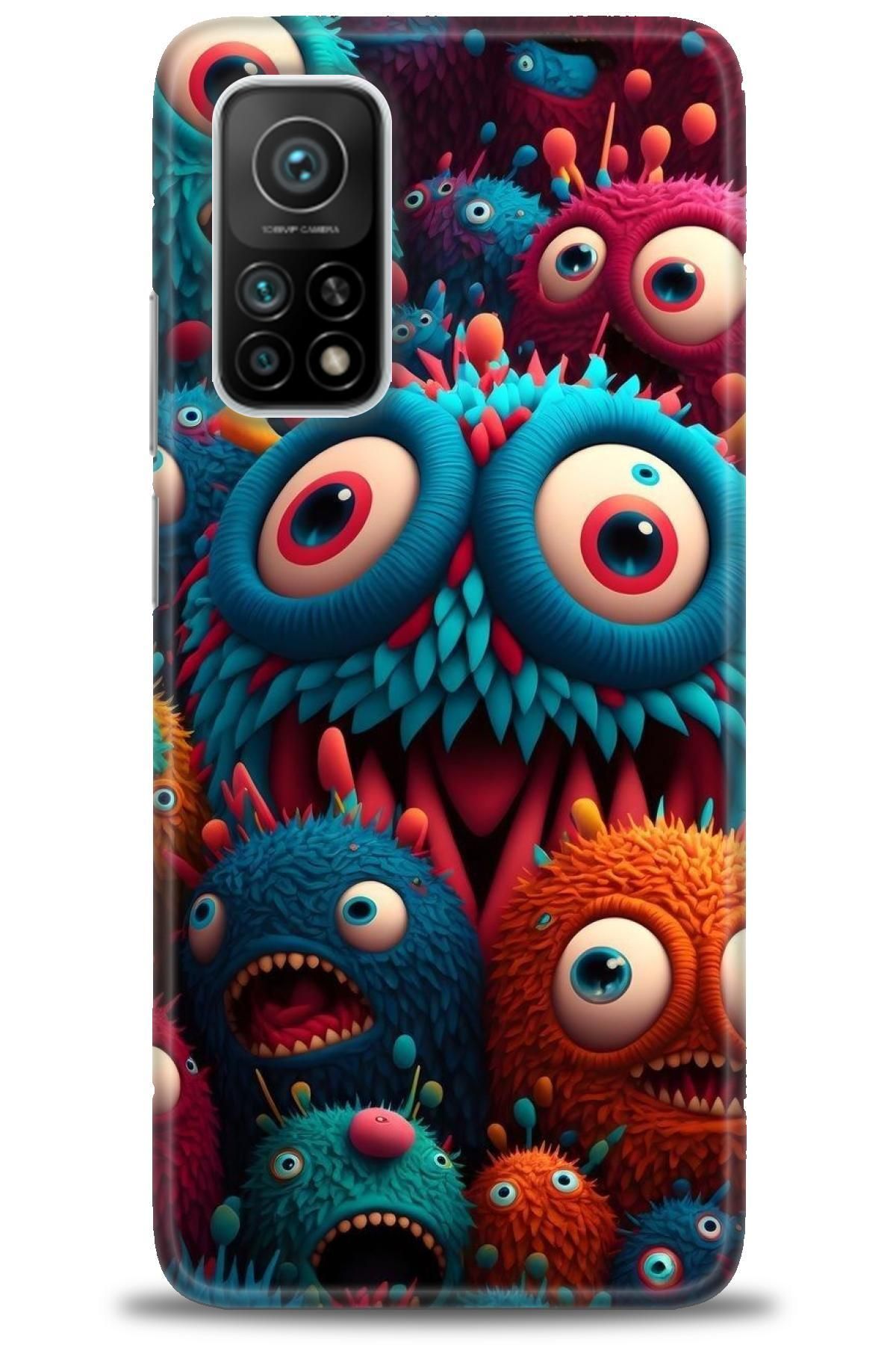 CooperTech Xiaomi Mi 10T Pro İle Uyumlu HD Baskılı Desenli Silikon Kılıf - 90
