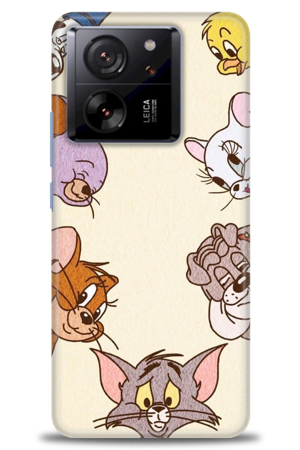 CooperTech Xiaomi Mi 13T Pro İle Uyumlu HD Baskılı Desenli Silikon Kılıf - 430