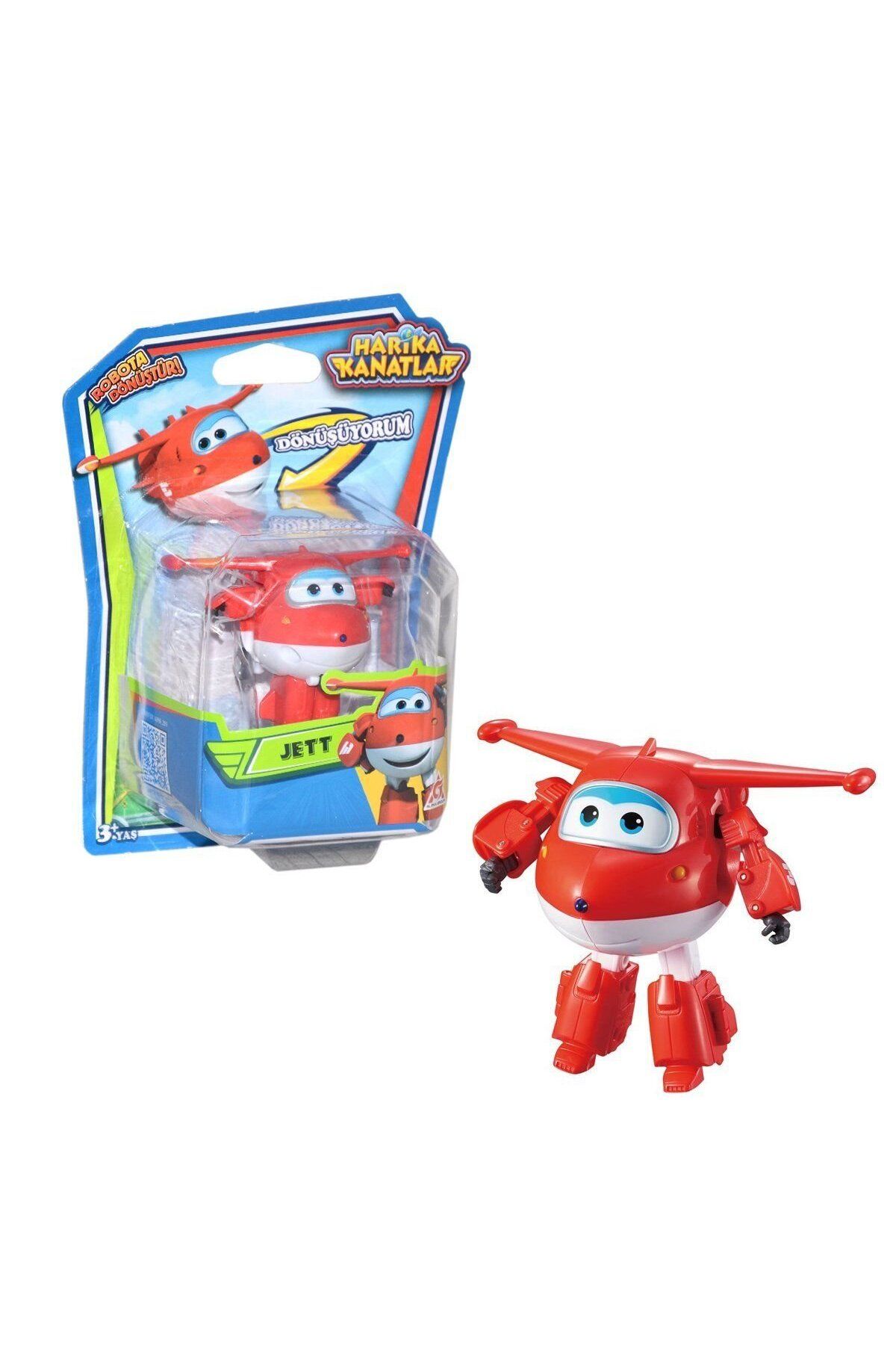 Easy Tedarik 10010 Harika Kanatlar Dönüşen JETT Mini Figür