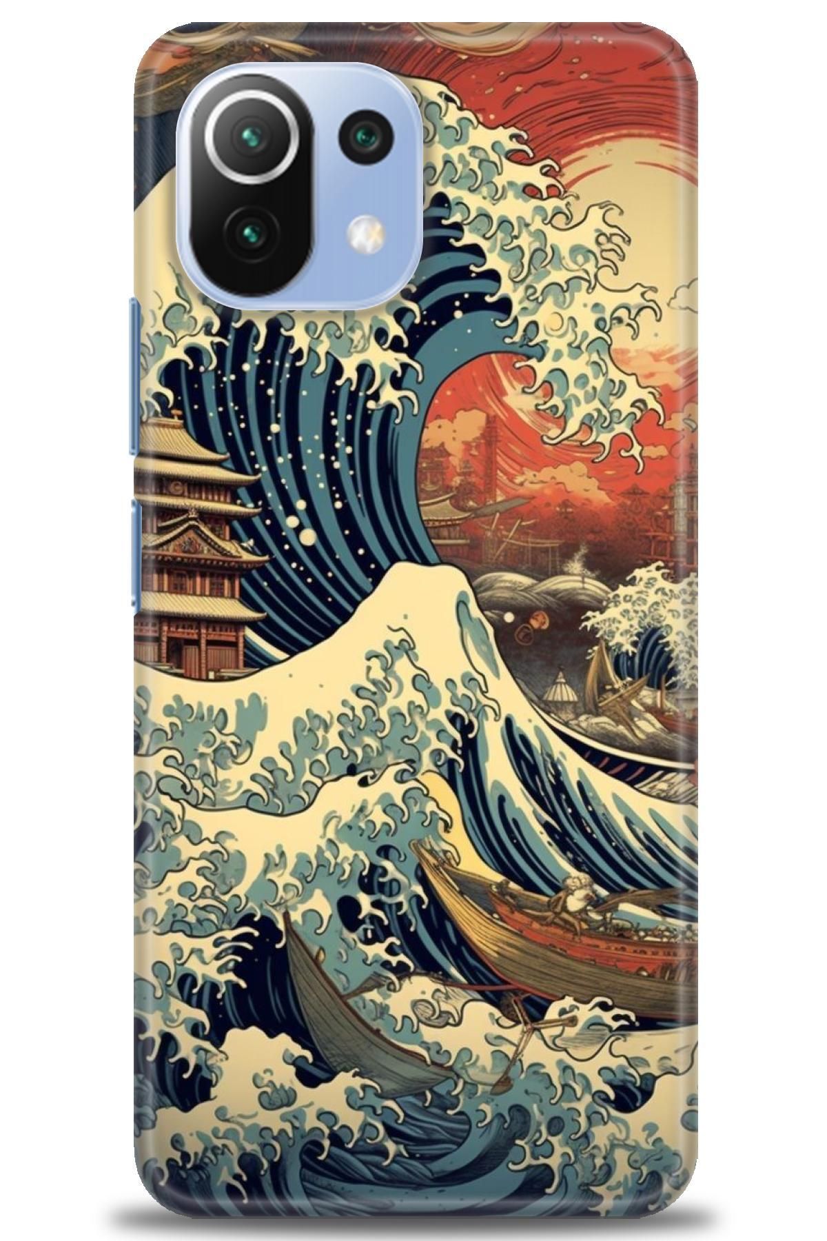 CooperTech Xiaomi Mi 11 Lite İle Uyumlu HD Baskılı Desenli Silikon Kılıf - 850