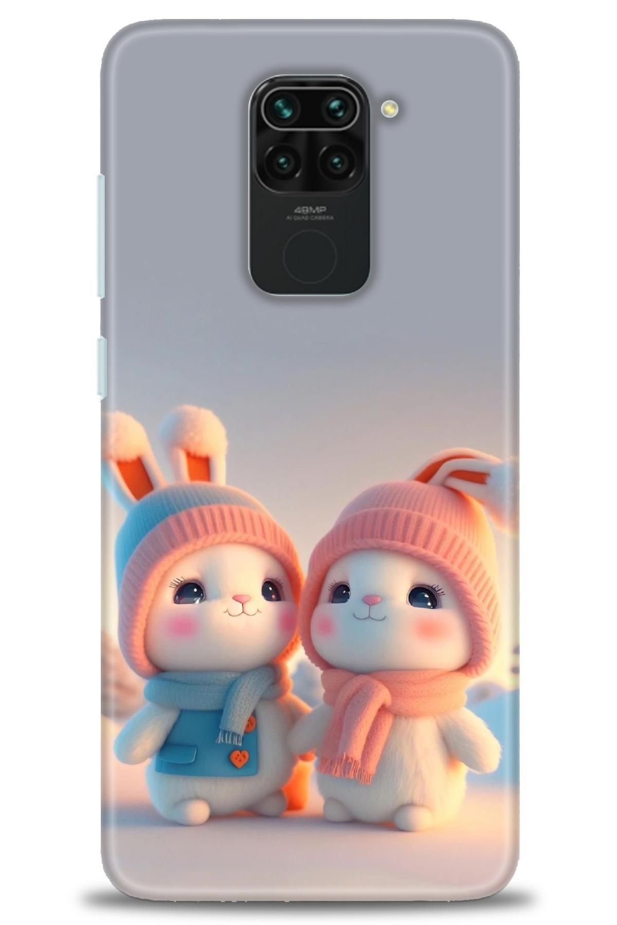 CooperTech Xiaomi Redmi Note 9 İle Uyumlu HD Baskılı Desenli Silikon Kılıf - 770