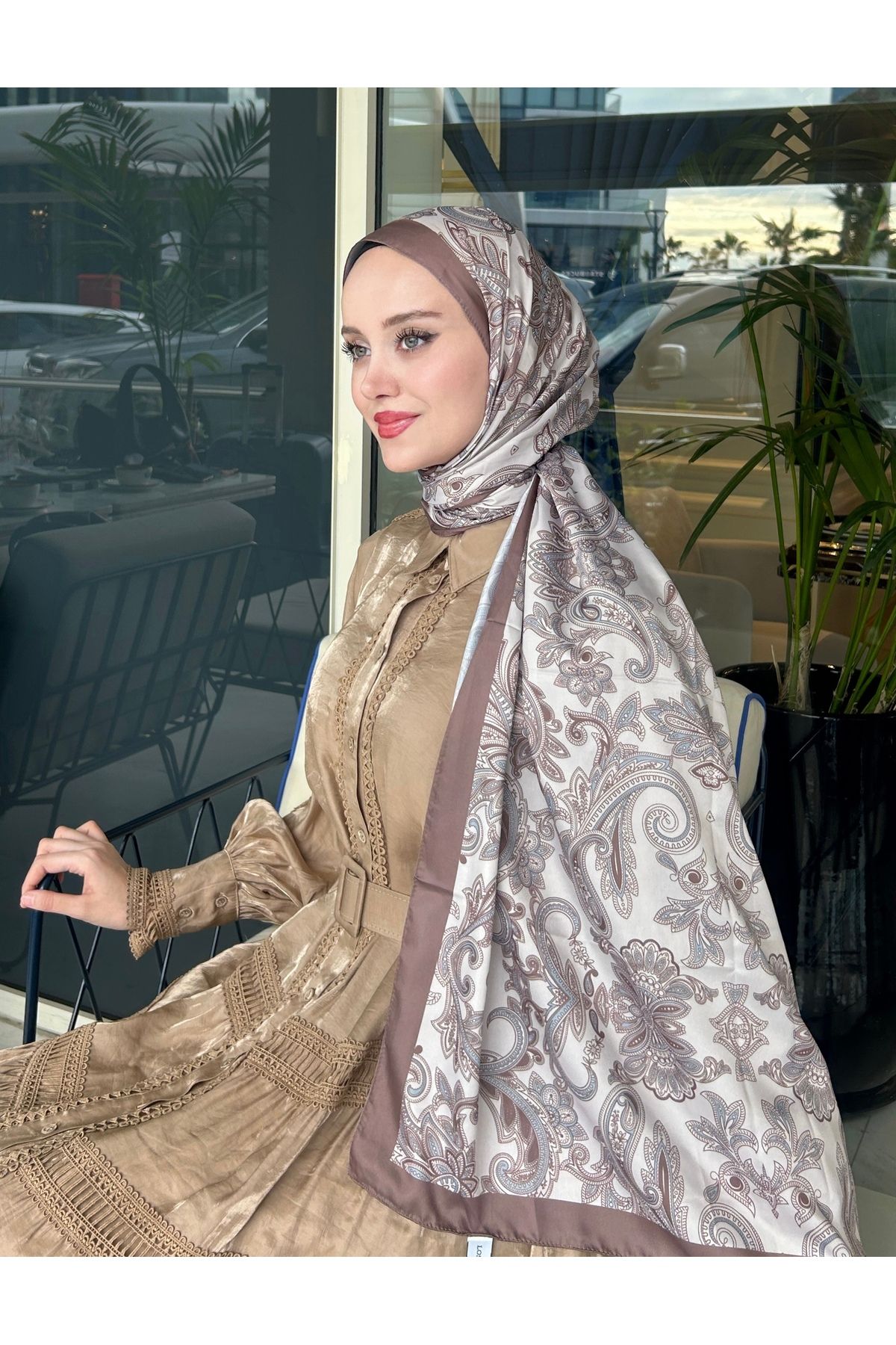 Misipek Şal & Eşarp Pamuk Vual Etnik Sultan Şal