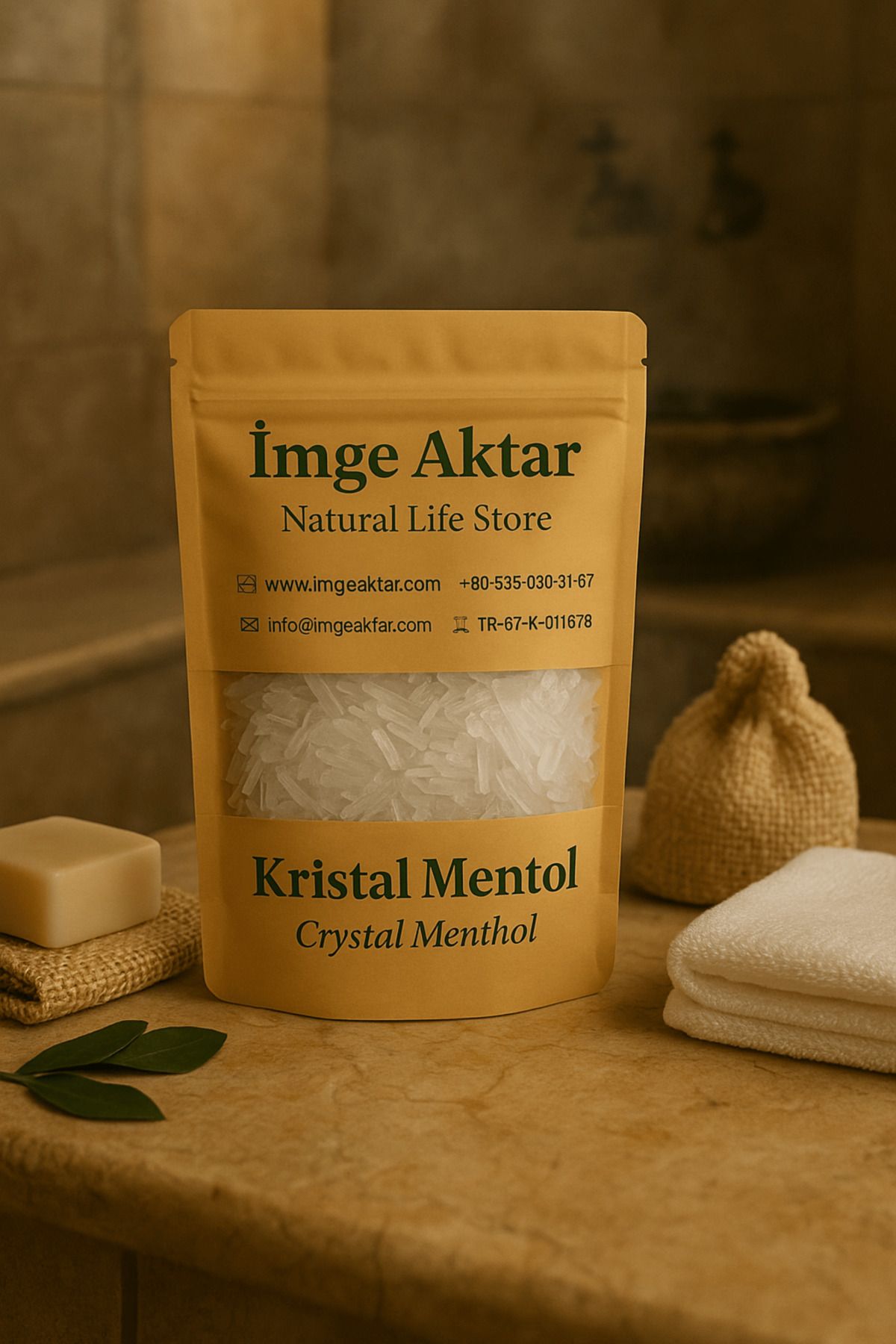 İmge Aktar Kristal Mentol 20G