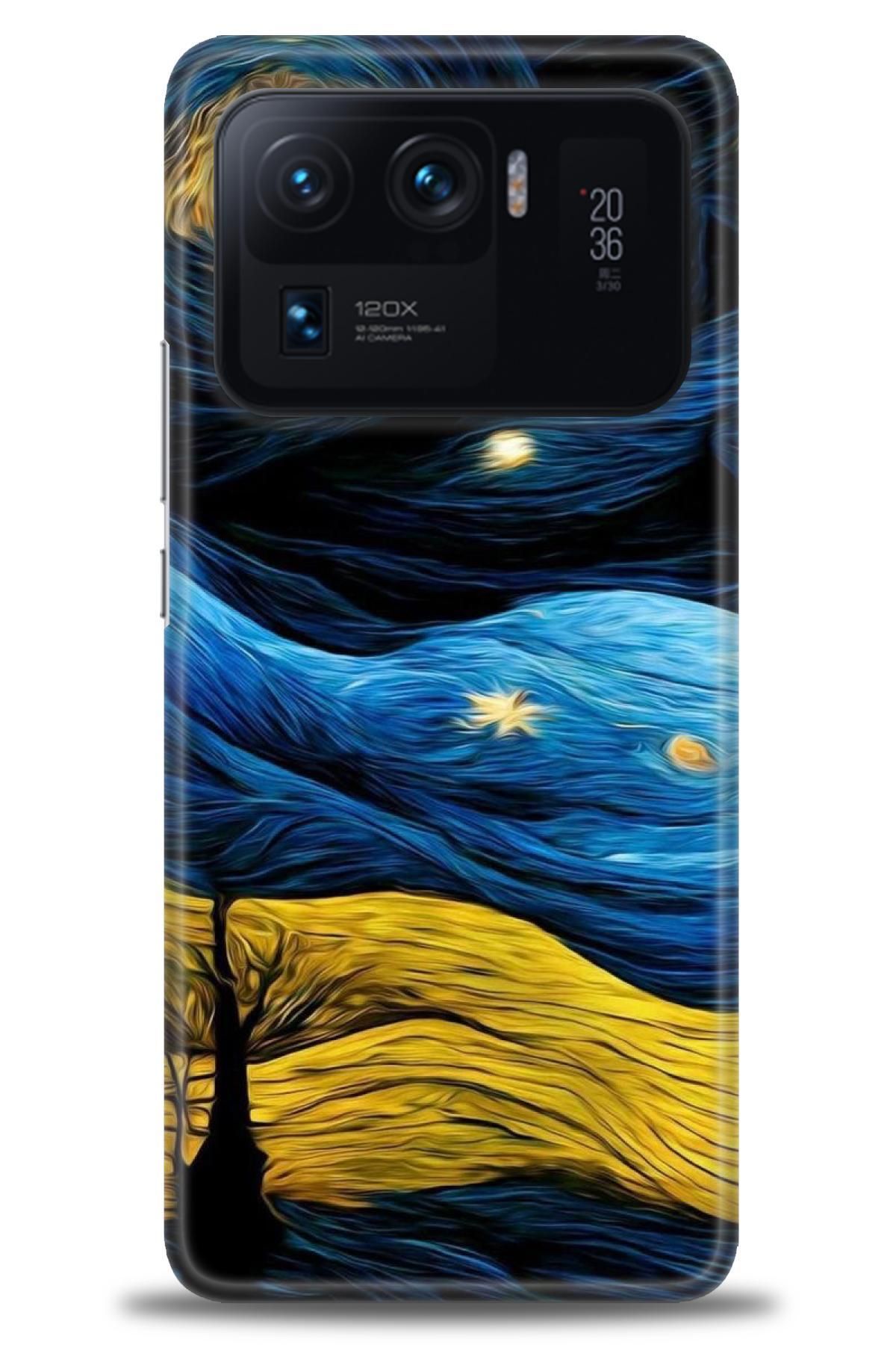 CooperTech Xiaomi Mi 11 Ultra İle Uyumlu HD Baskılı Desenli Silikon Kılıf - 721
