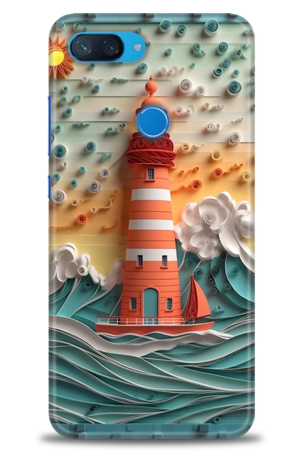 CooperTech Xiaomi Mi 8 Lite İle Uyumlu HD Baskılı Desenli Silikon Kılıf - 881