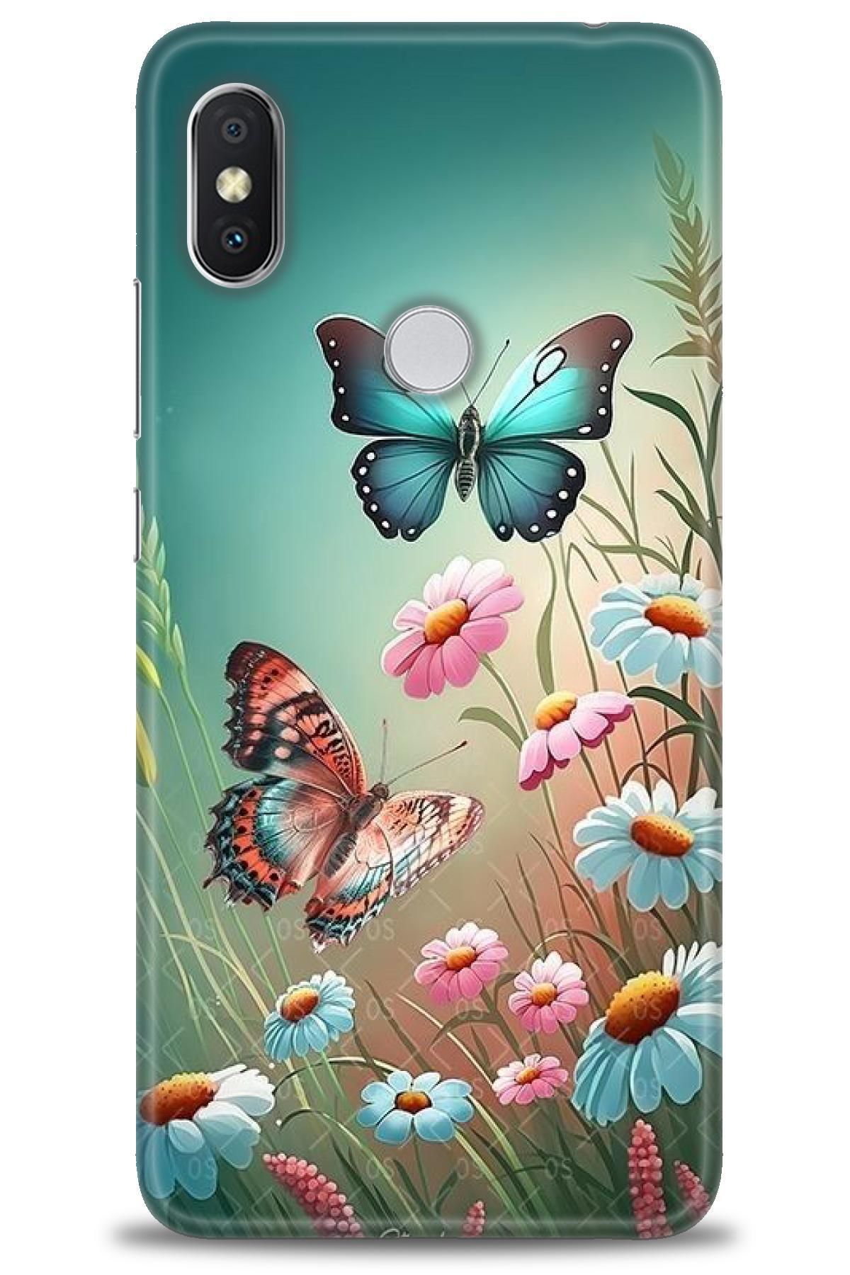 CooperTech Xiaomi Redmi Note 6 Pro İle Uyumlu HD Baskılı Desenli Silikon Kılıf - 111