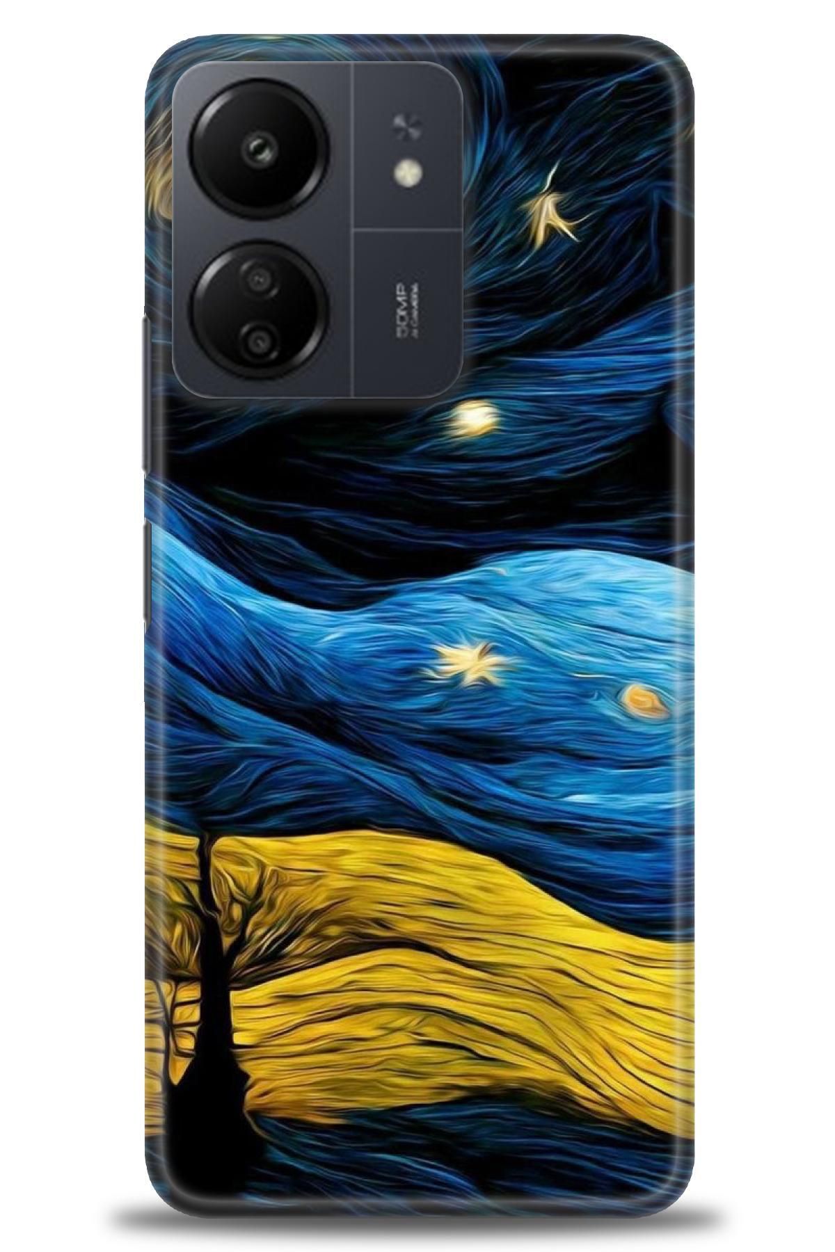 CooperTech Xiaomi Redmi 13C İle Uyumlu HD Baskılı Desenli Silikon Kılıf - 721