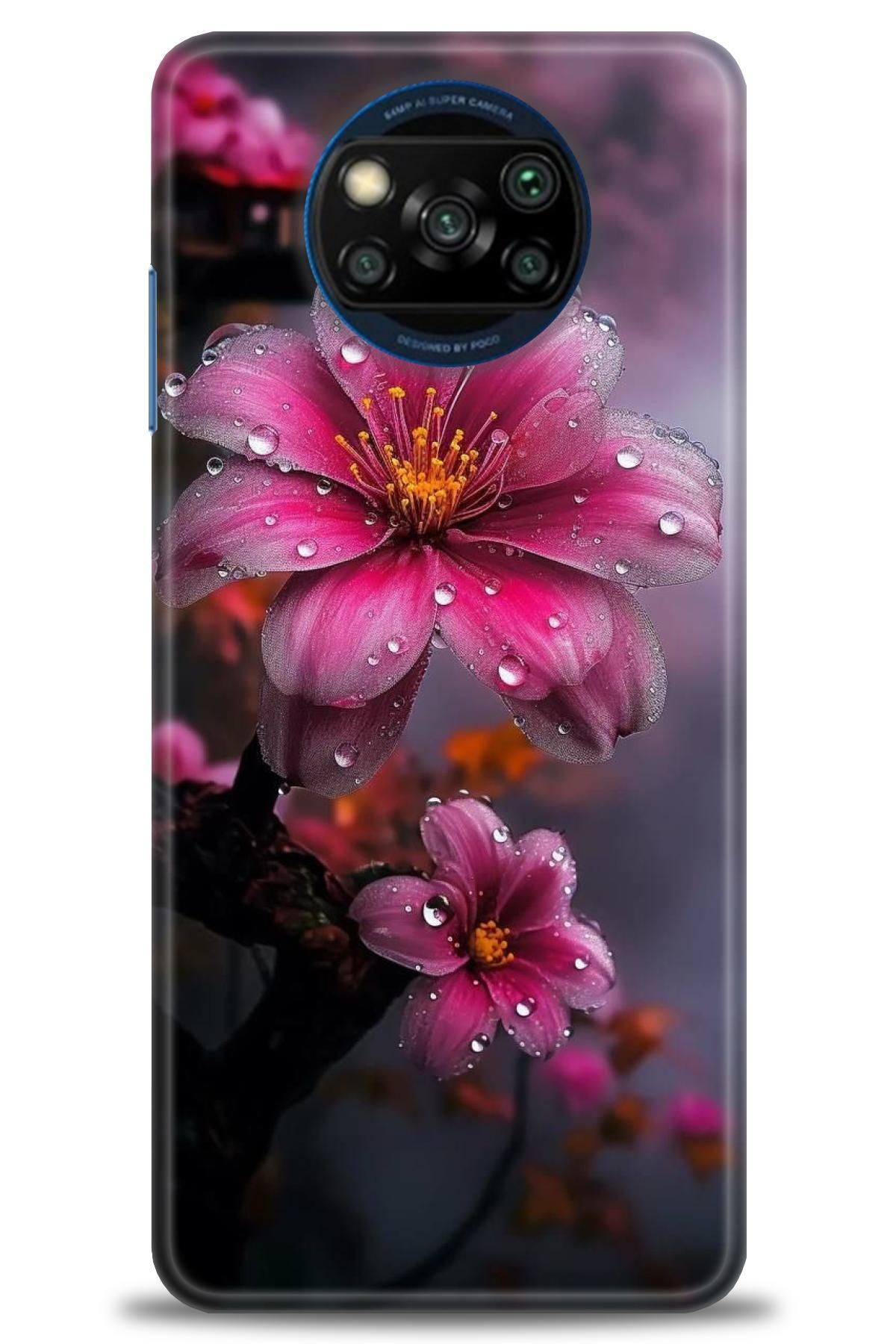CooperTech Xiaomi Poco X3 NFC İle Uyumlu HD Baskılı Desenli Silikon Kılıf - 311