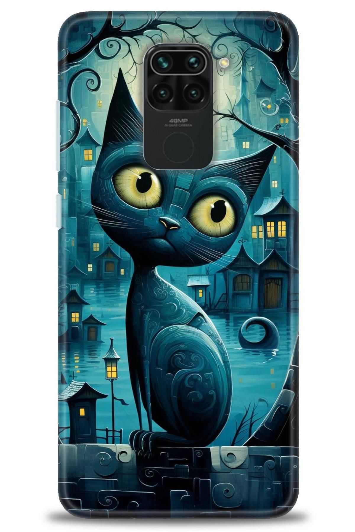 CooperTech Xiaomi Redmi Note 9 İle Uyumlu HD Baskılı Desenli Silikon Kılıf - 121