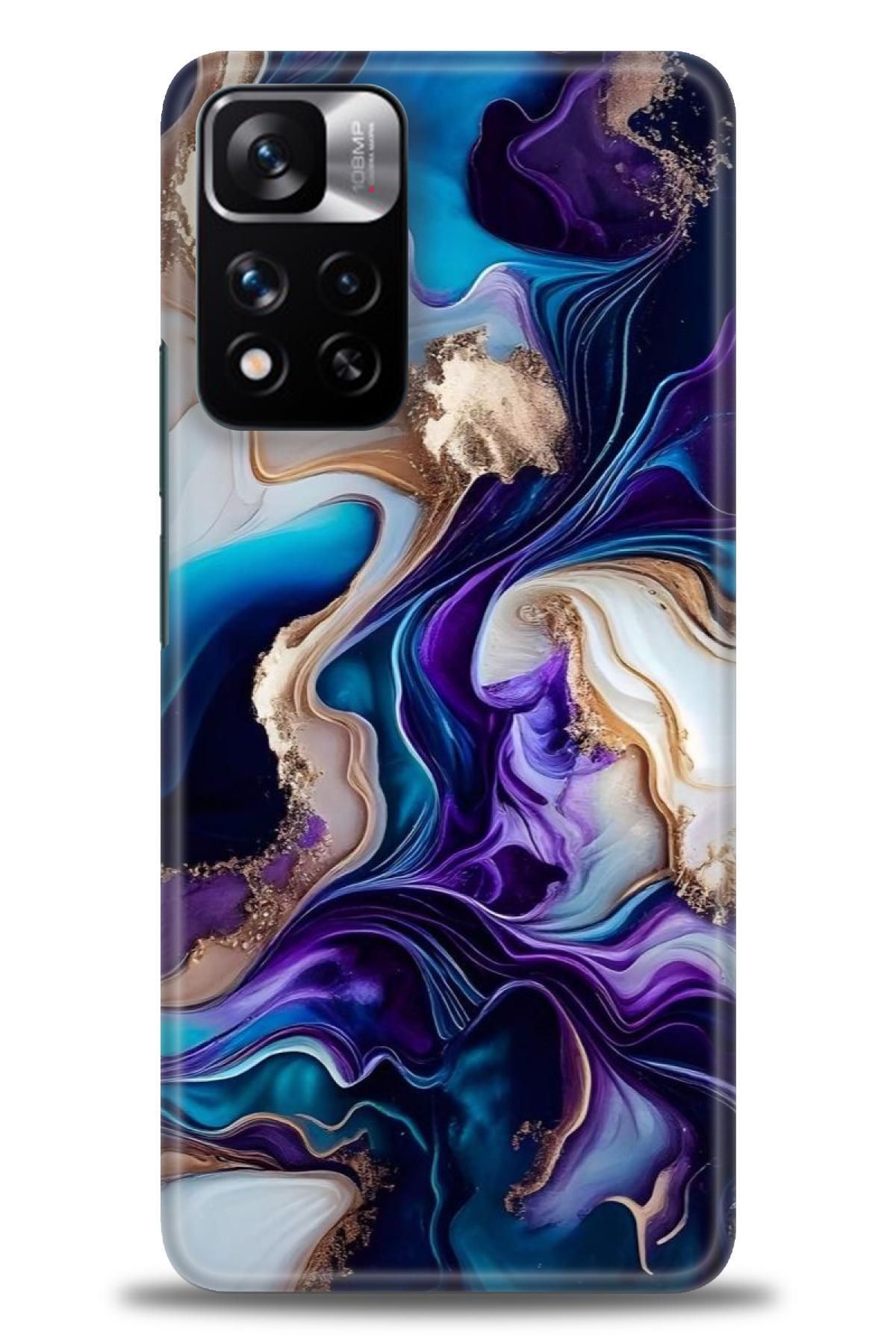 CooperTech Xiaomi Redmi Note 11 Pro Plus İle Uyumlu HD Baskılı Desenli Silikon Kılıf - 401