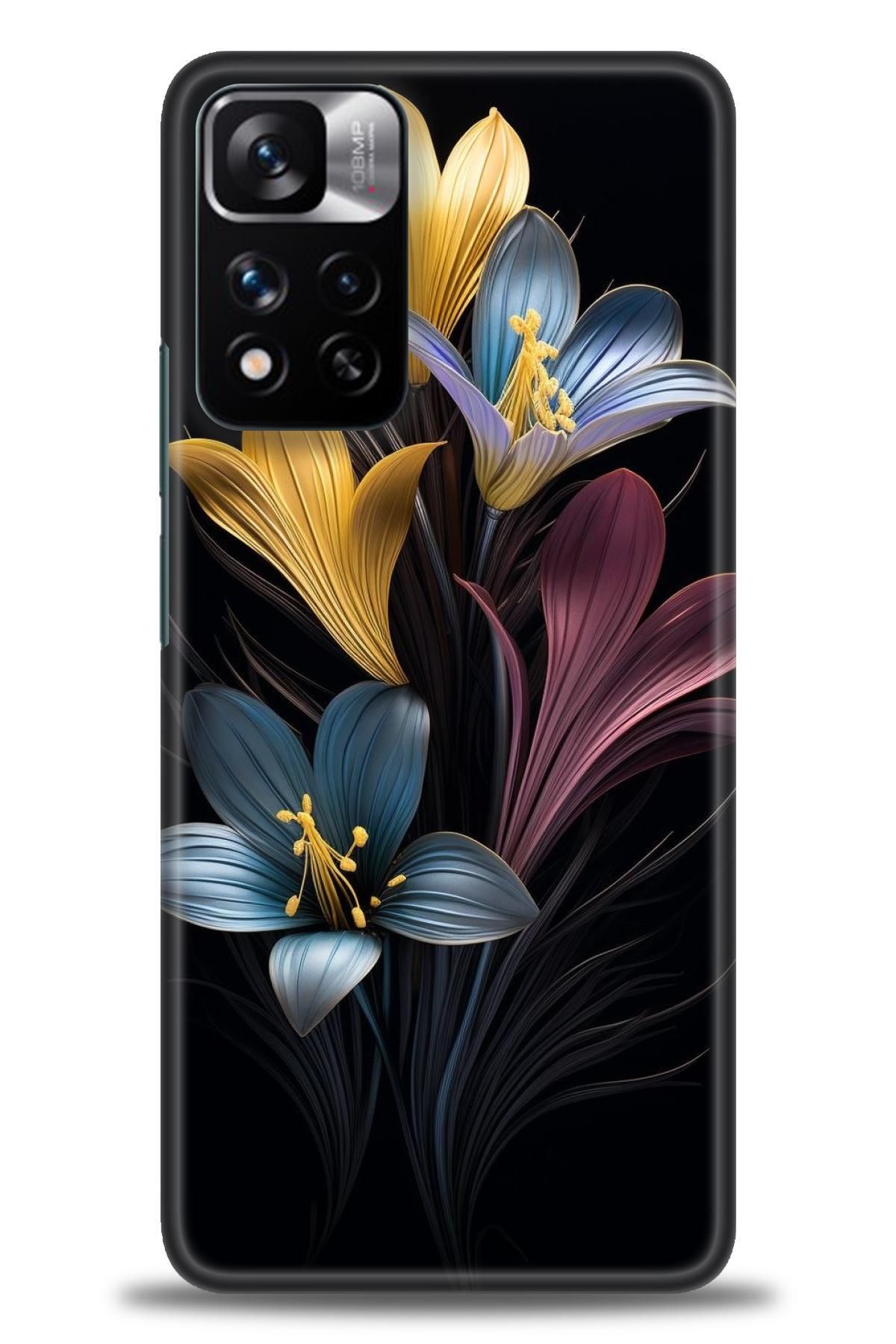 CooperTech Xiaomi Redmi Note 11 Pro Plus İle Uyumlu HD Baskılı Desenli Silikon Kılıf - 411