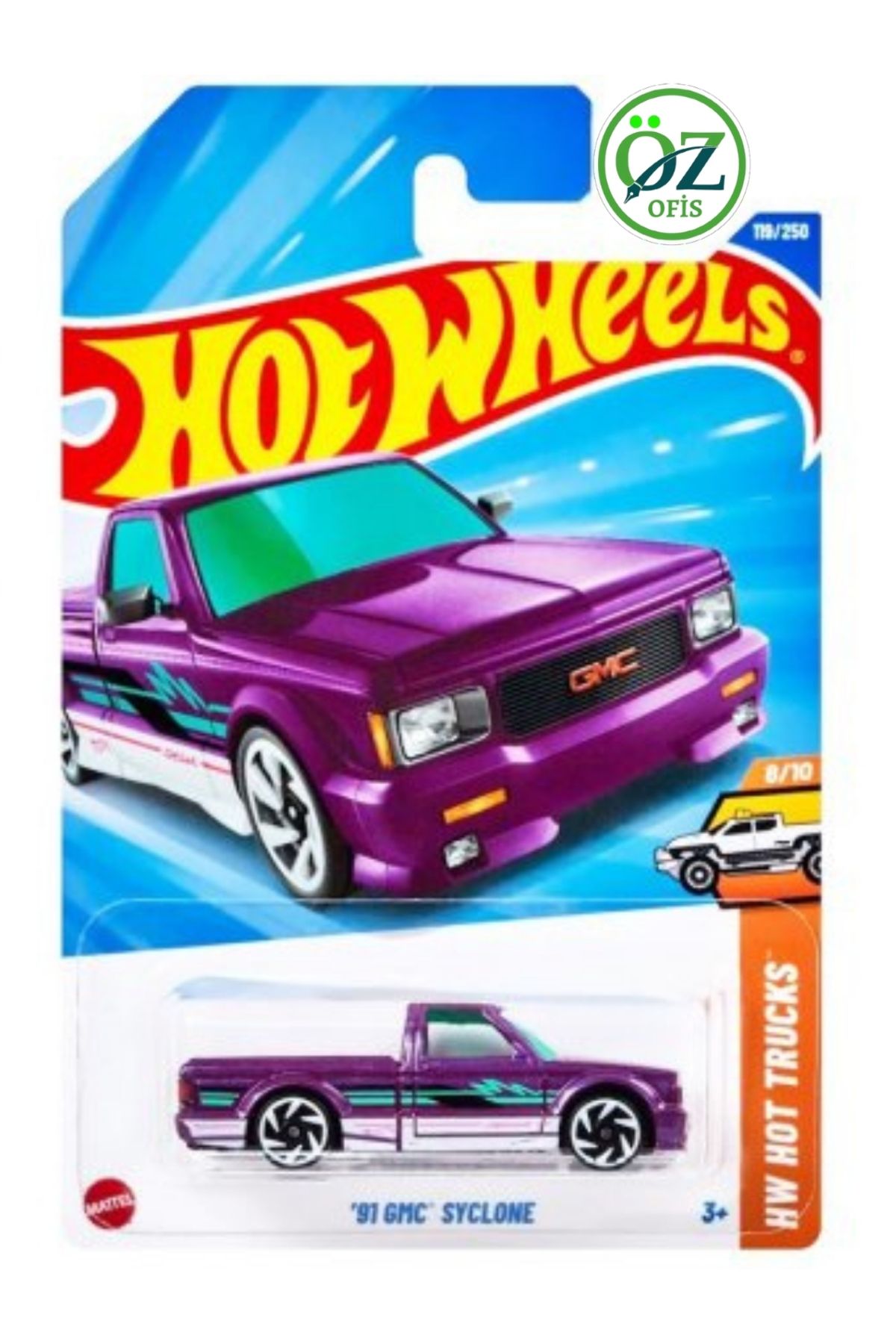 HOT WHEELS 2025 E Case 91 GMC Syclone