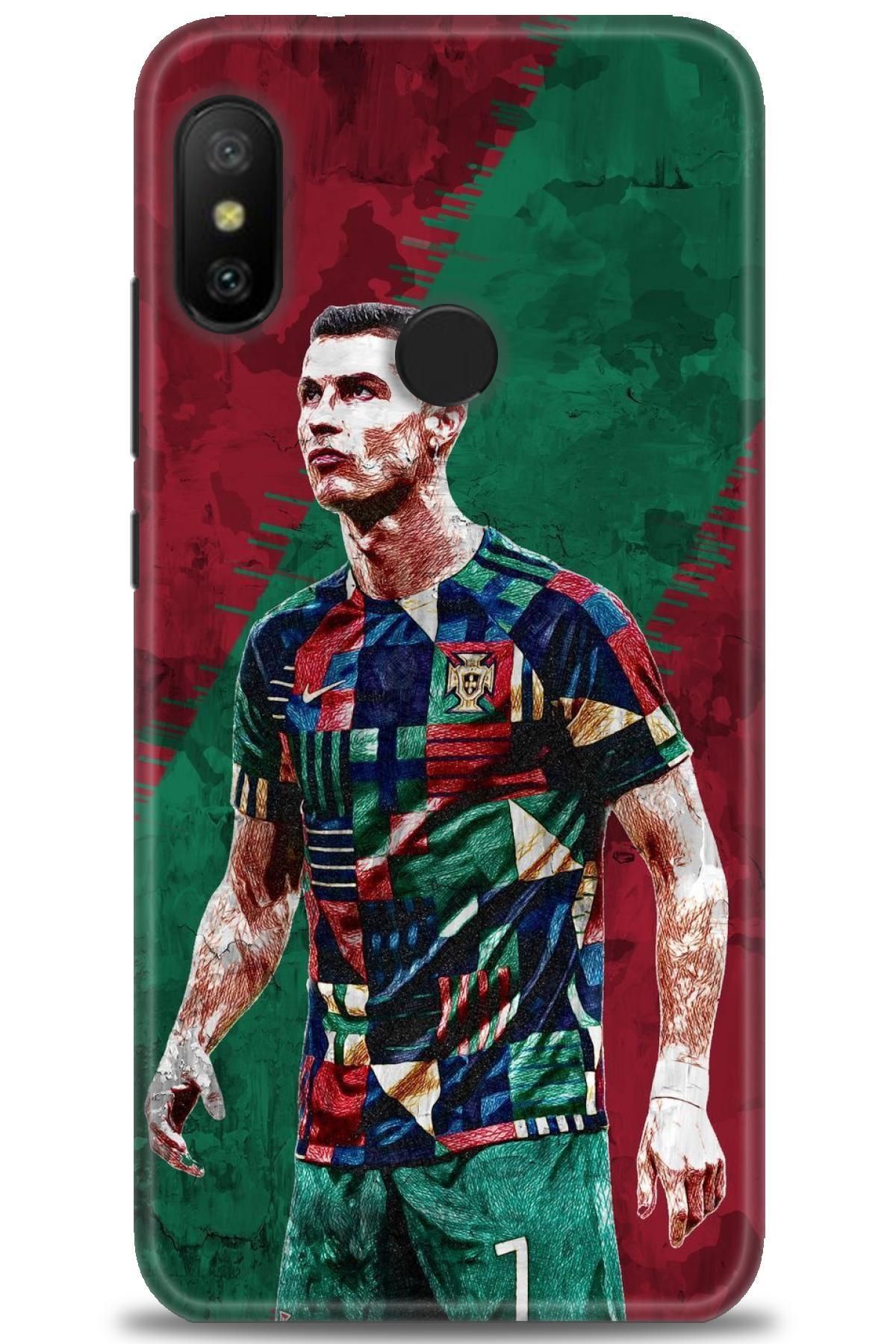 CooperTech Xiaomi Mi A2 Lite İle Uyumlu HD Baskılı Desenli Silikon Kılıf - 1081