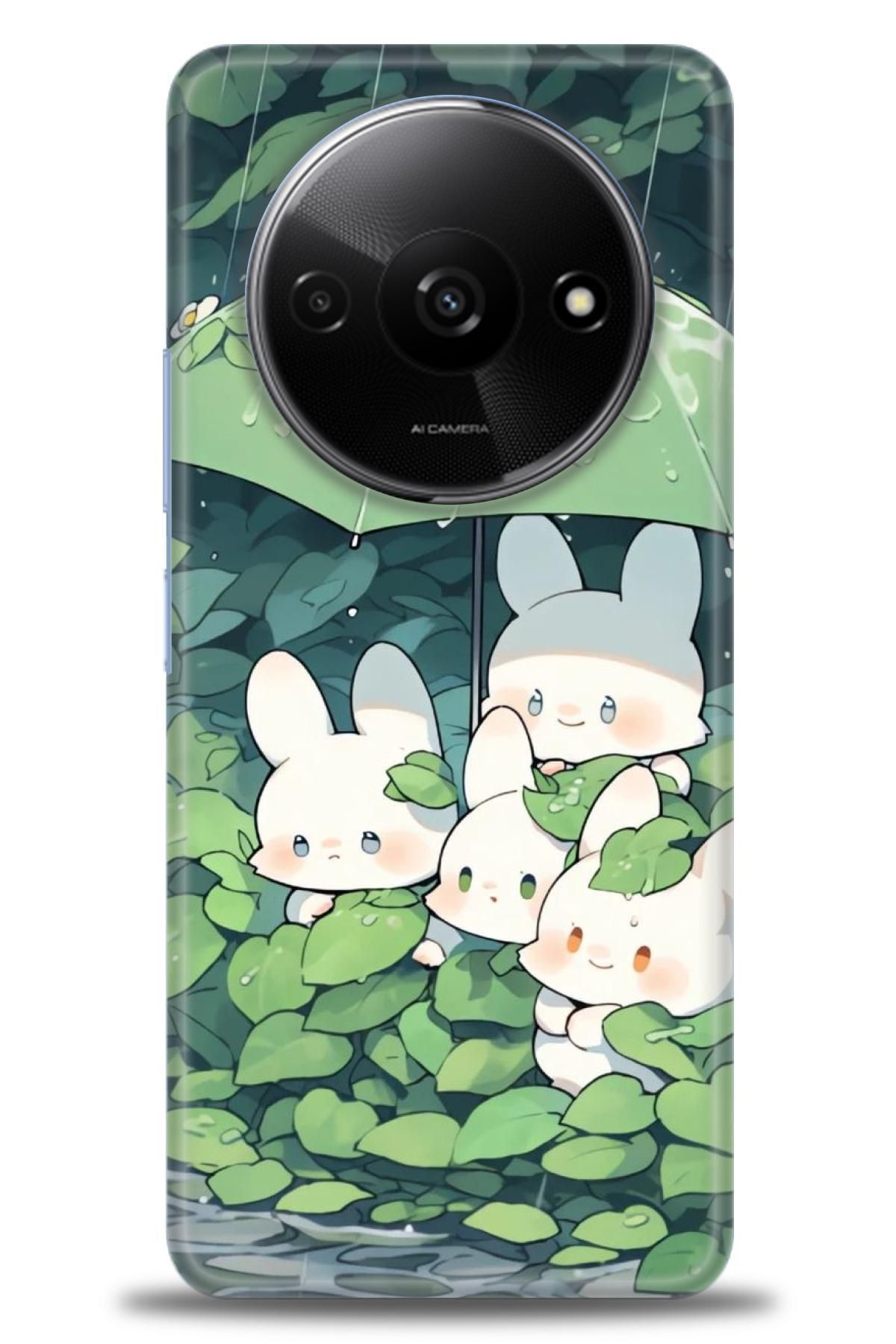 CooperTech Xiaomi Redmi A3 4G 2024 İle Uyumlu HD Baskılı Desenli Silikon Kılıf - 591