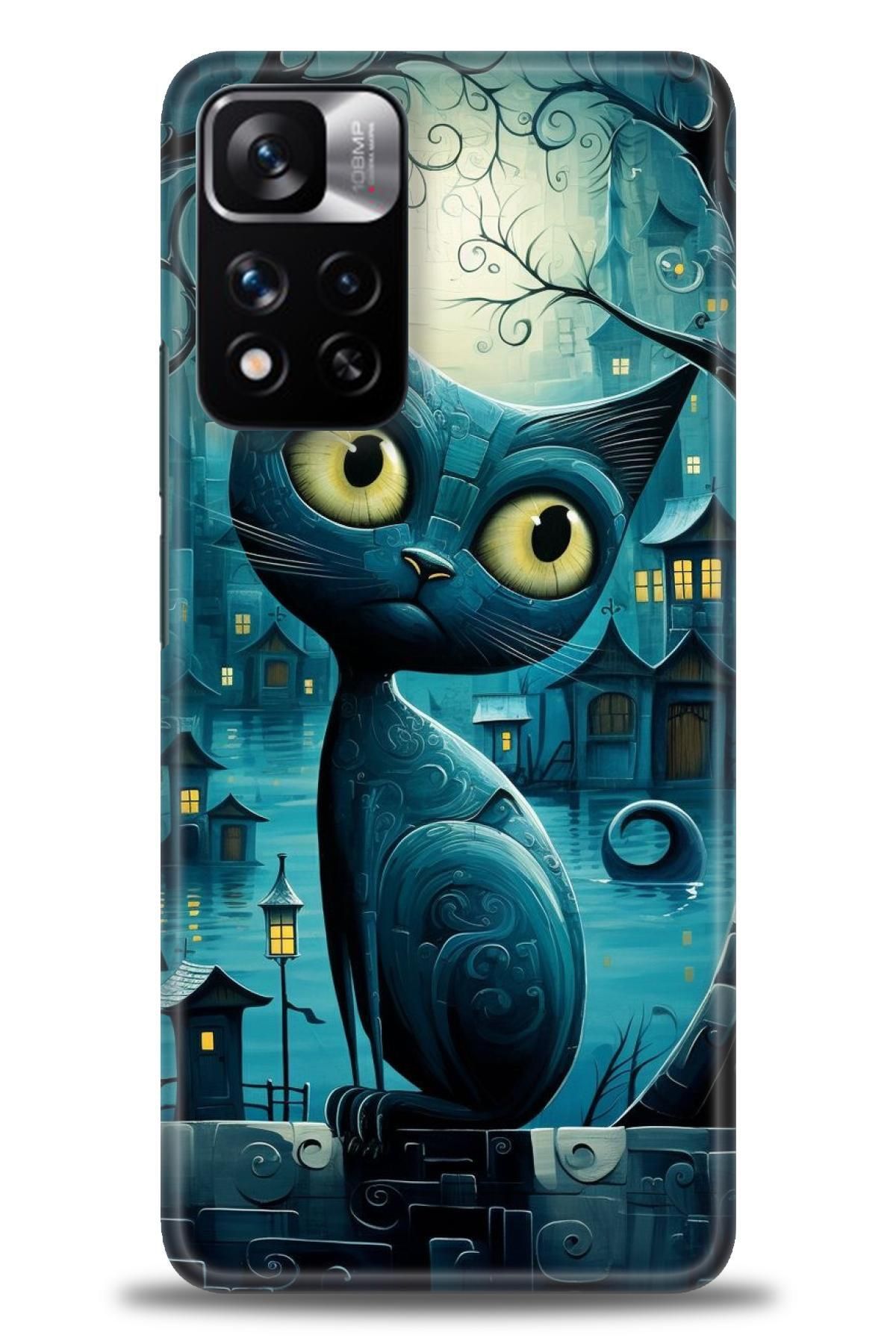 CooperTech Xiaomi Redmi Note 11 Pro Plus İle Uyumlu HD Baskılı Desenli Silikon Kılıf - 121