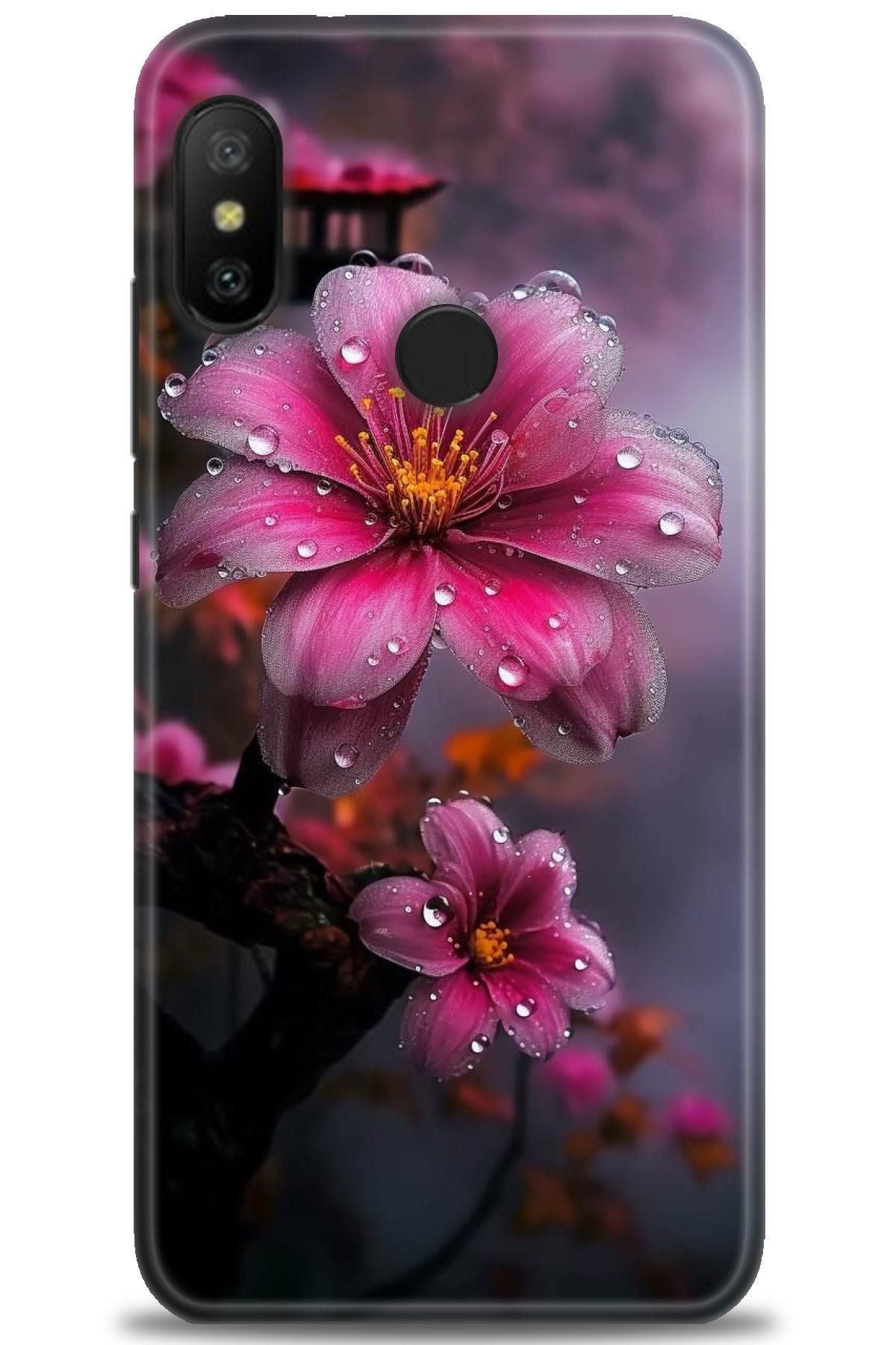CooperTech Xiaomi Mi A2 Lite İle Uyumlu HD Baskılı Desenli Silikon Kılıf - 311