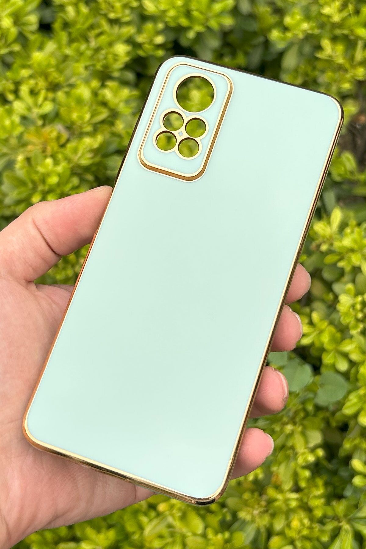 CEPSTOK Xiaomi Redmi Note 12 Pro 4G Kılıf Kenar Detaylı Yumuşak Parlak Silikon