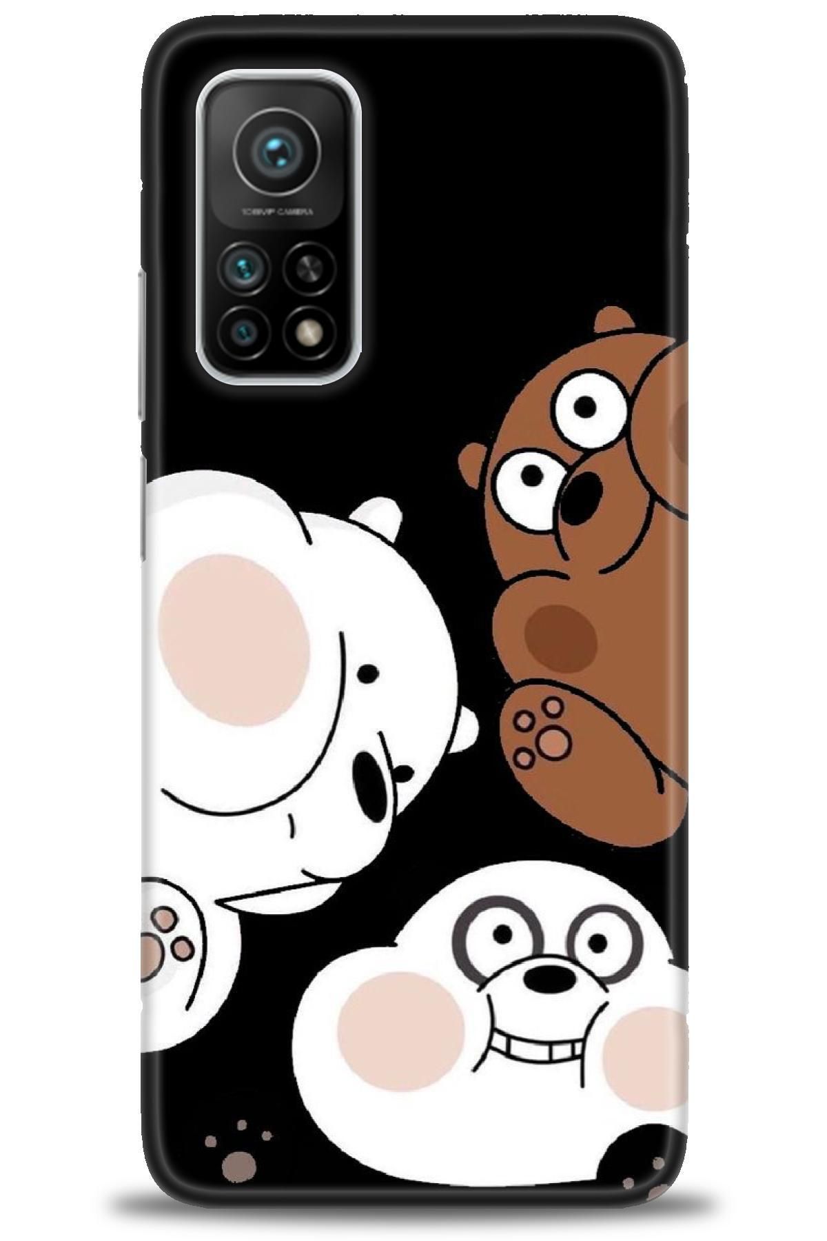 CooperTech Xiaomi Mi 10T İle Uyumlu HD Baskılı Desenli Silikon Kılıf - 131