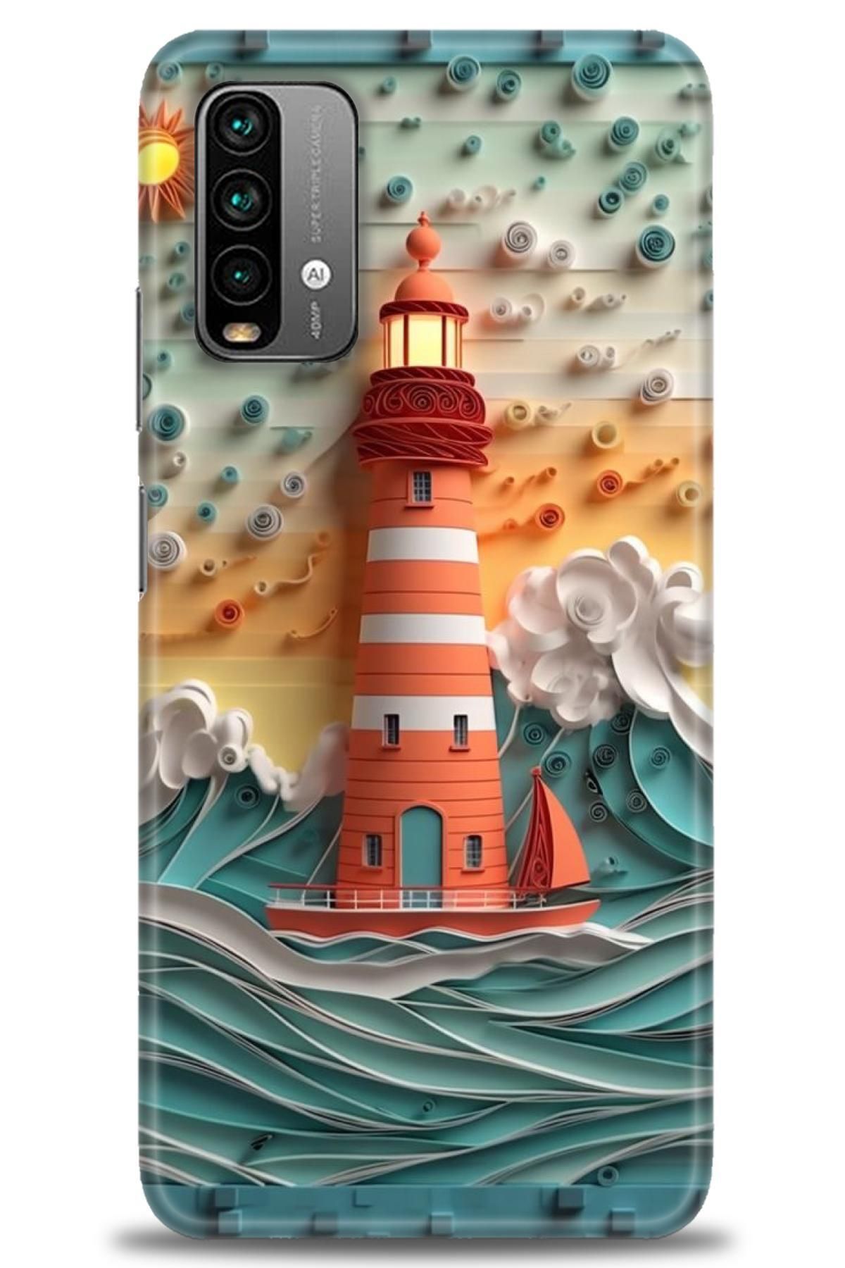 CooperTech Xiaomi Redmi Note 9 4G İle Uyumlu HD Baskılı Desenli Silikon Kılıf - 881