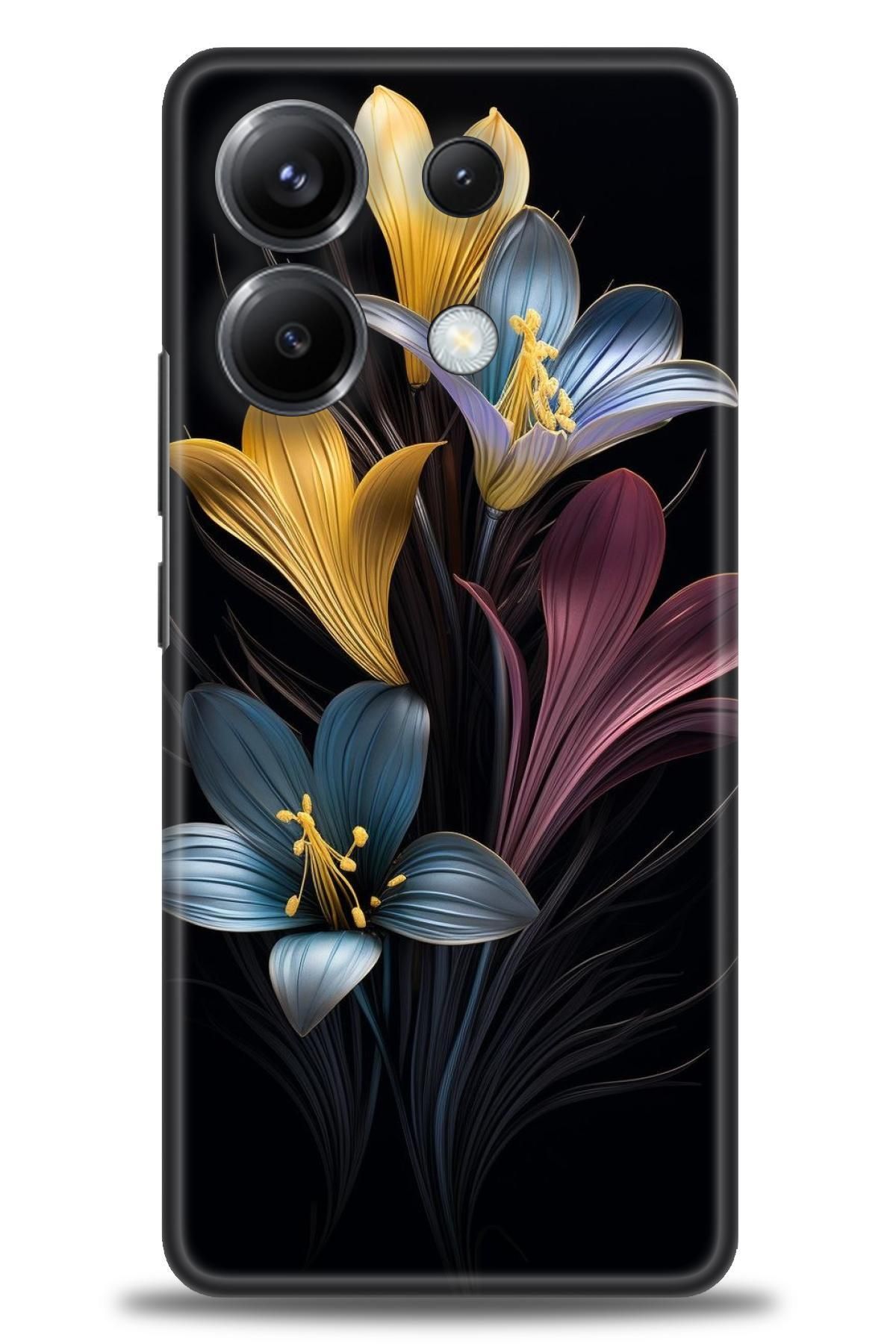CooperTech Xiaomi Poco X6 5G İle Uyumlu HD Baskılı Desenli Silikon Kılıf - 411