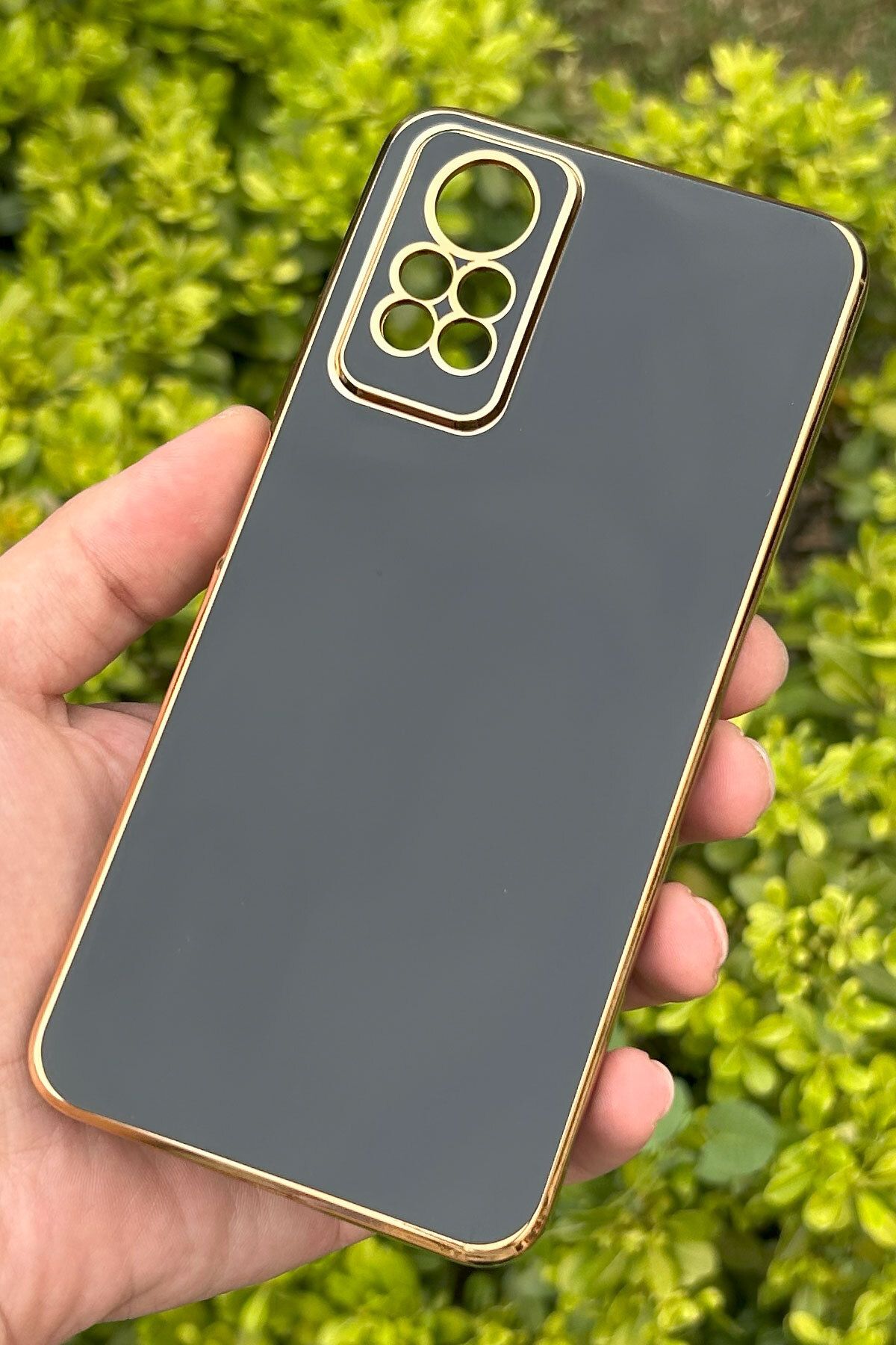 CEPSTOK Xiaomi Redmi Note 12 Pro 4G Kılıf Kenar Detaylı Yumuşak Parlak Silikon
