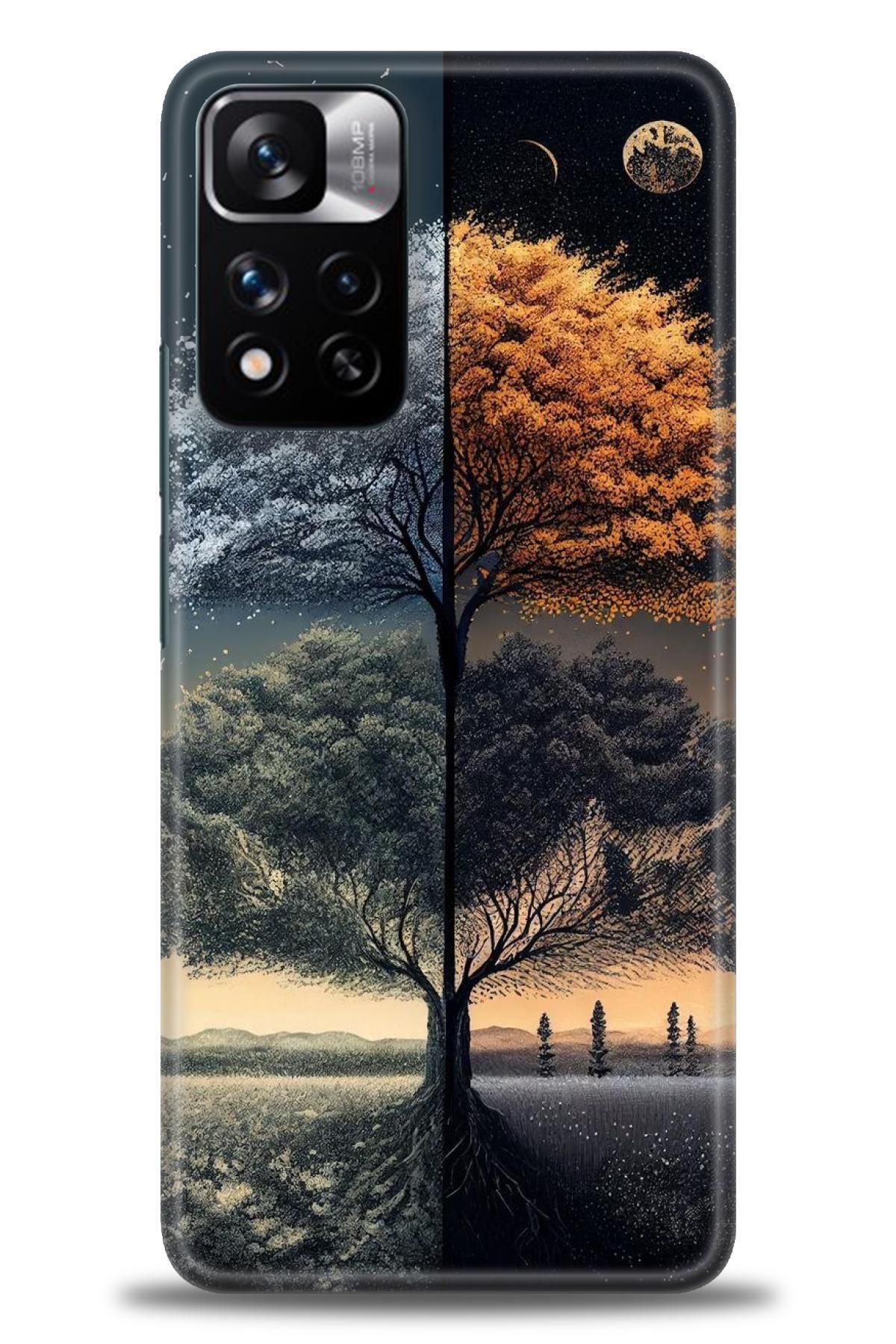 CooperTech Xiaomi Redmi Note 11 Pro Plus İle Uyumlu HD Baskılı Desenli Silikon Kılıf - 621