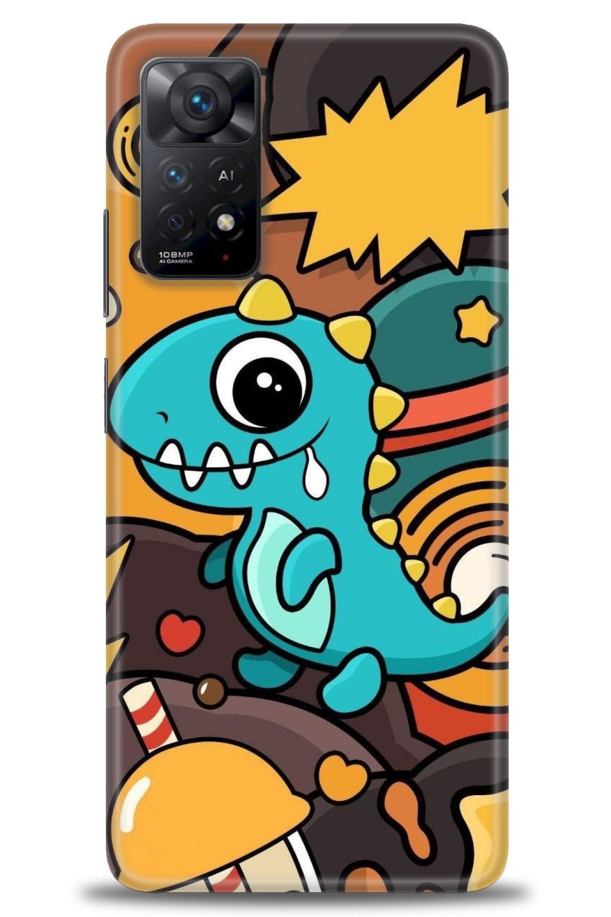 CooperTech Xiaomi Redmi Note 11 Pro 4G İle Uyumlu HD Baskılı Desenli Silikon Kılıf - 491